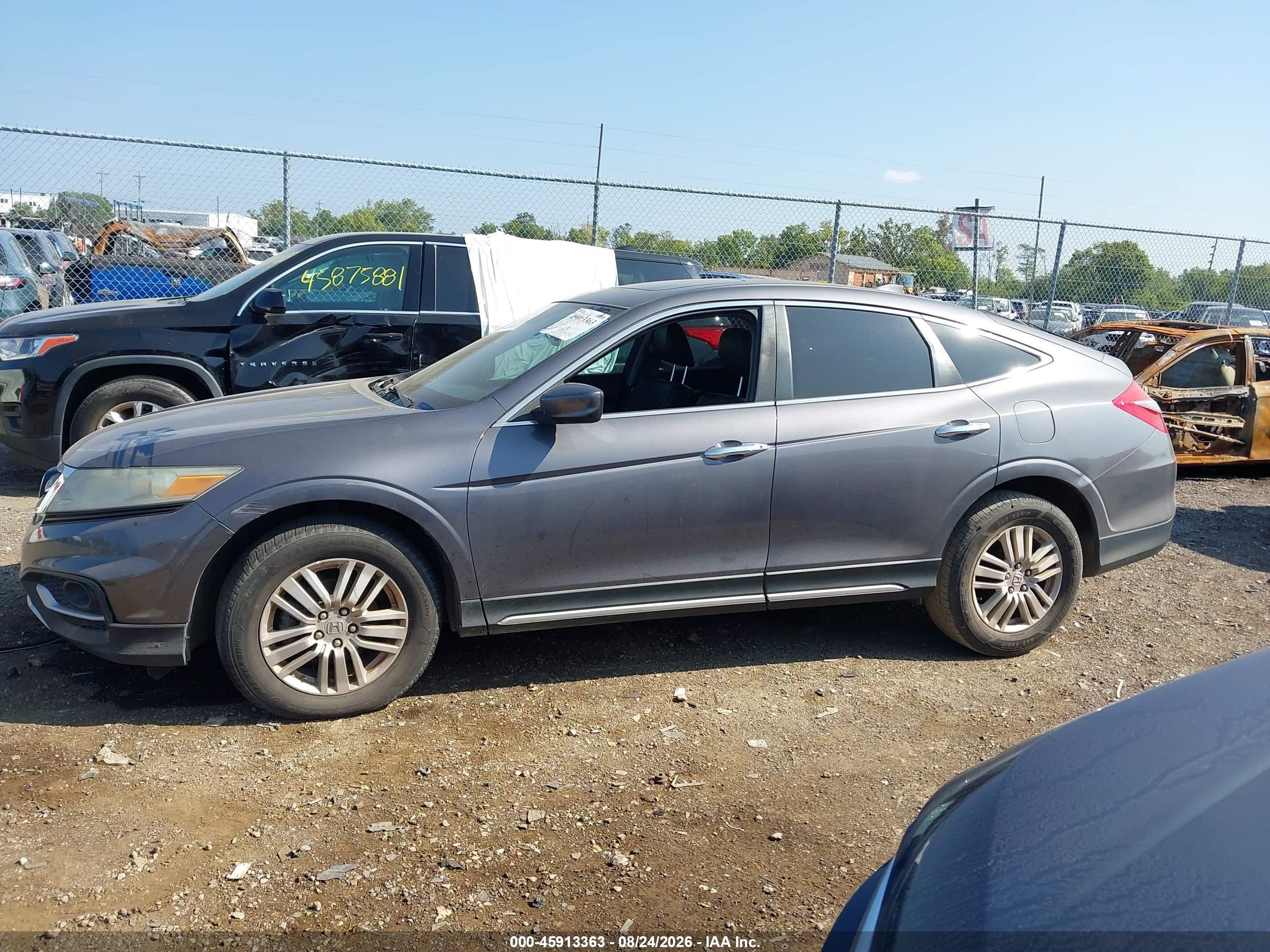 2015 Honda Crosstour Ex-l Серый vin: 5J6TF3H51FL001818