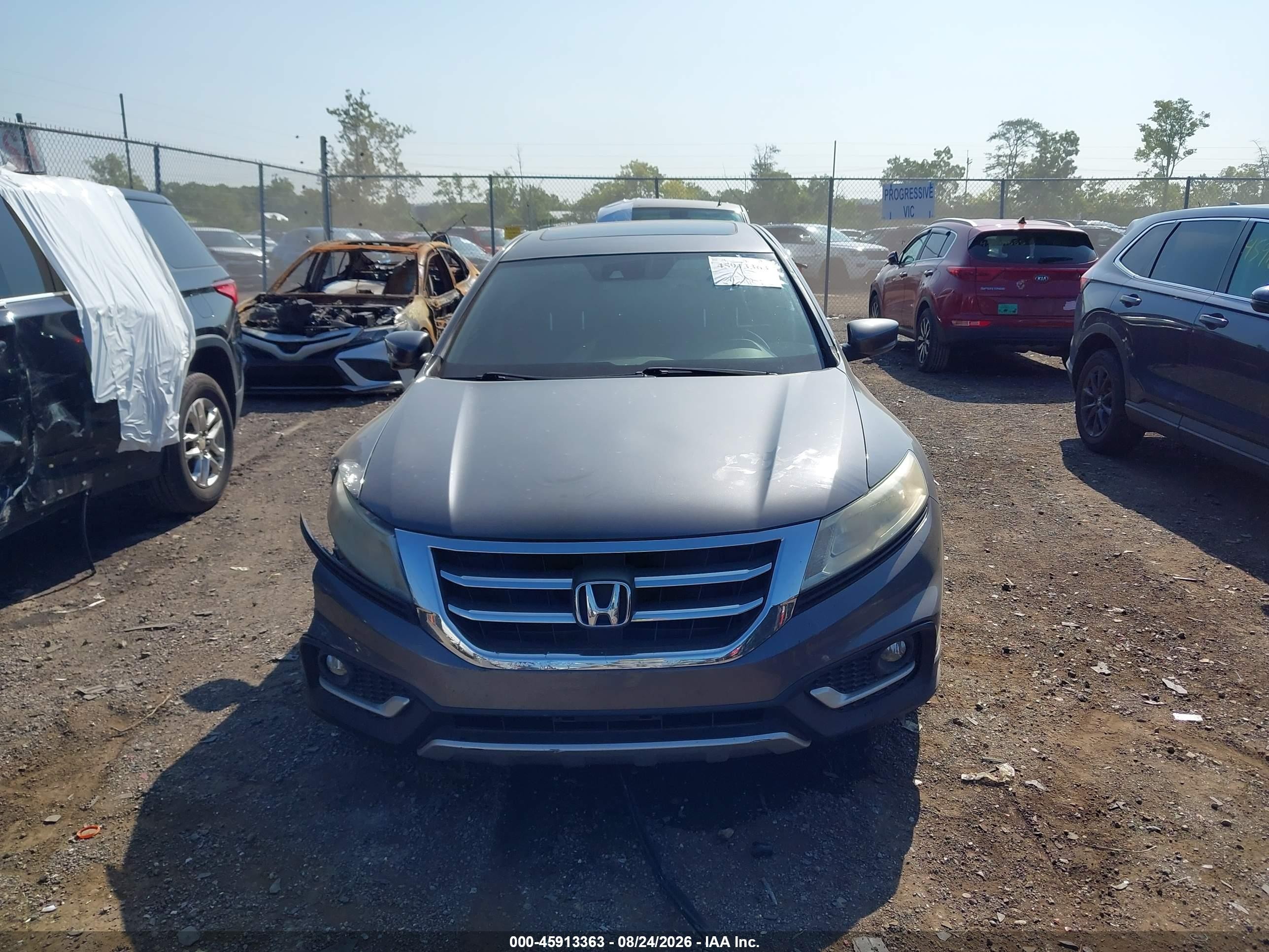 2015 Honda Crosstour Ex-l Серый vin: 5J6TF3H51FL001818