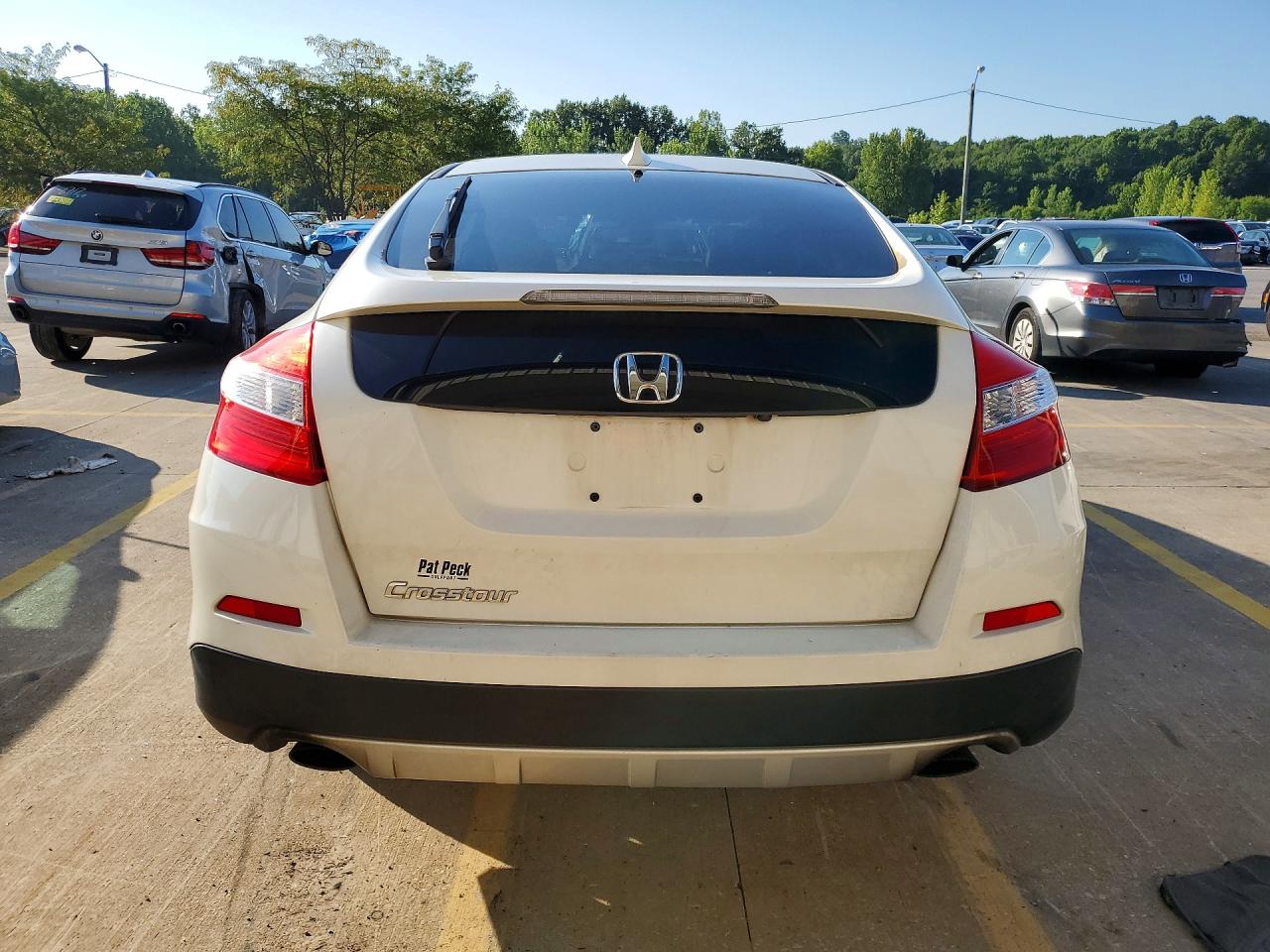 2013 Honda Crosstour Exl White vin: 5J6TF3H52DL005597