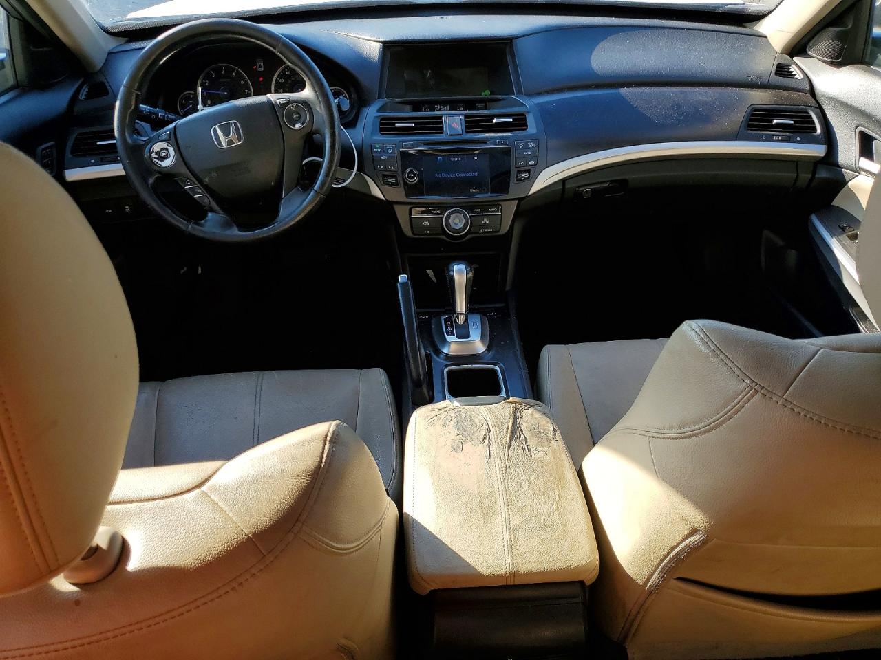 2013 Honda Crosstour Exl White vin: 5J6TF3H52DL005597