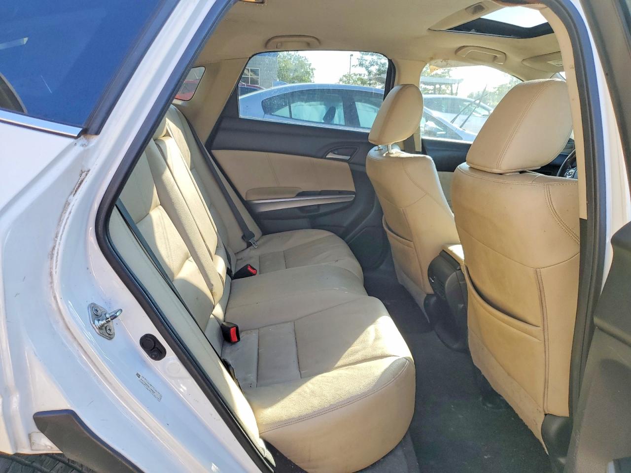 2013 Honda Crosstour Exl White vin: 5J6TF3H52DL005597