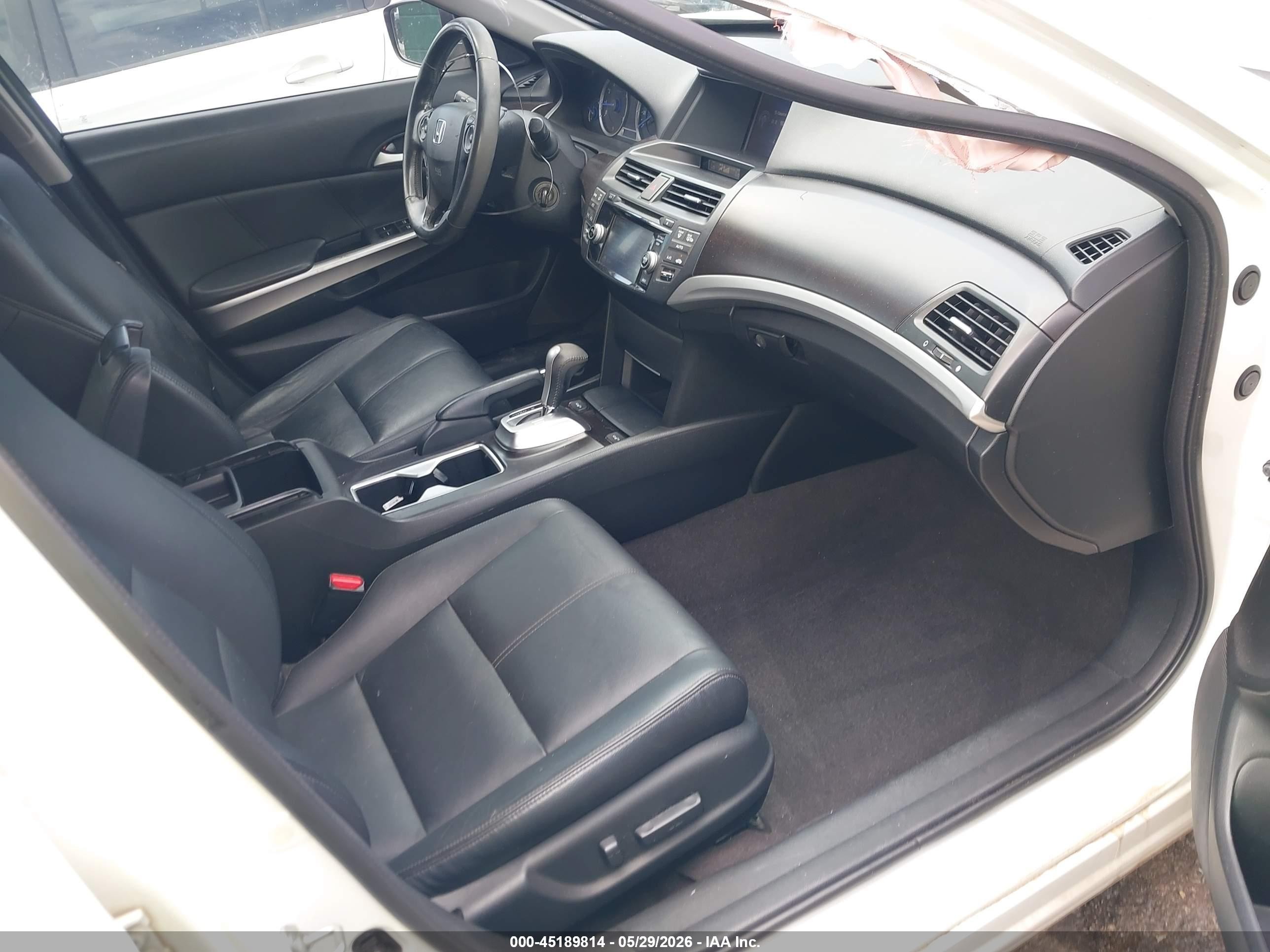 2014 Honda Crosstour Ex-l White vin: 5J6TF3H52EL001373
