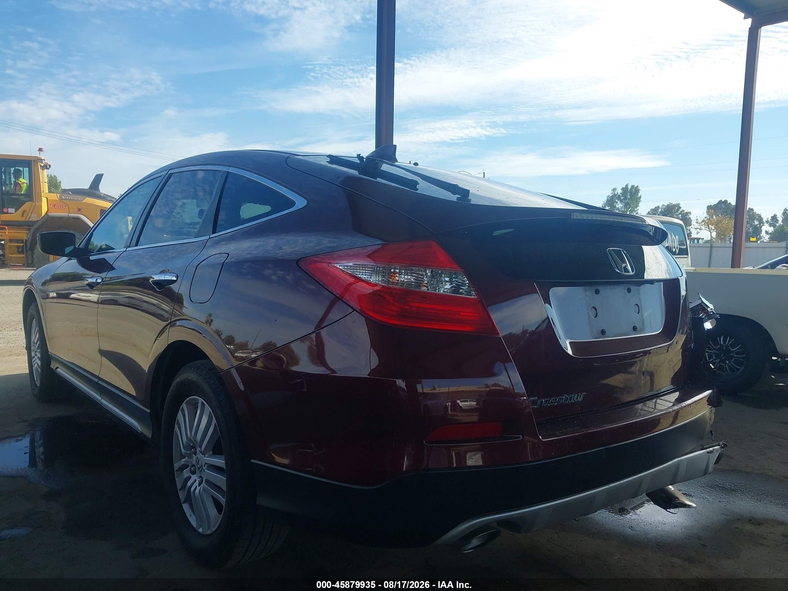 2015 Honda Crosstour Ex-l Burgundy vin: 5J6TF3H52FL000886