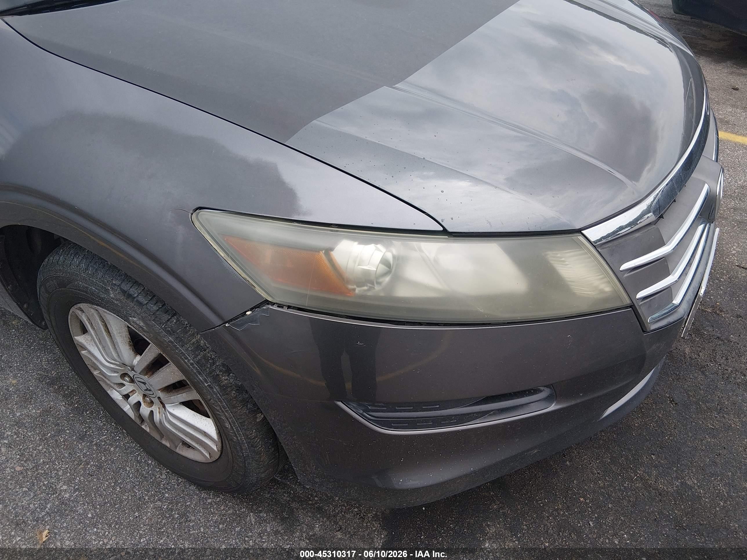 2012 Honda Crosstour 2.4 Ex-l Gray vin: 5J6TF3H53CL006451