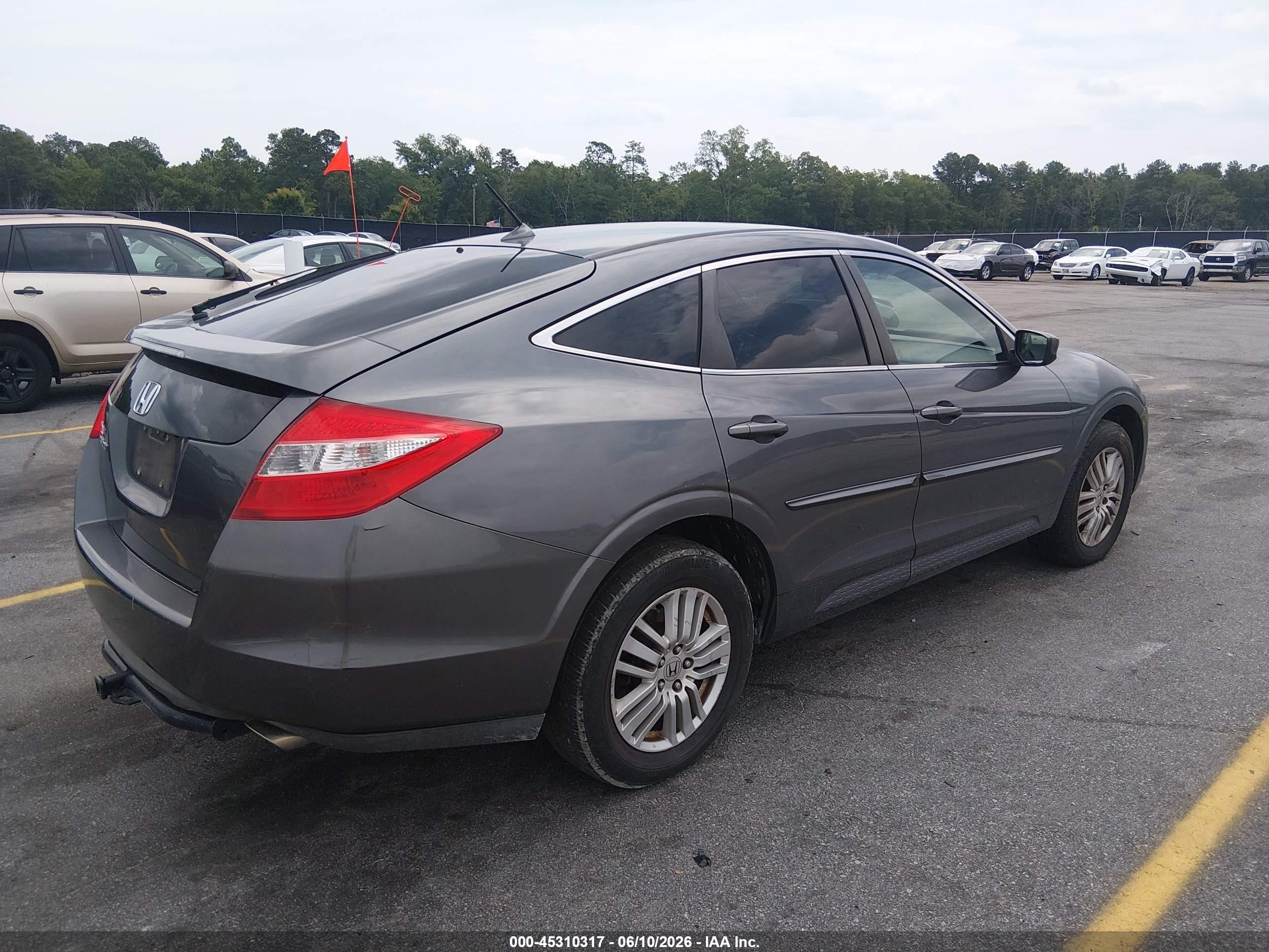 2012 Honda Crosstour 2.4 Ex-l Gray vin: 5J6TF3H53CL006451