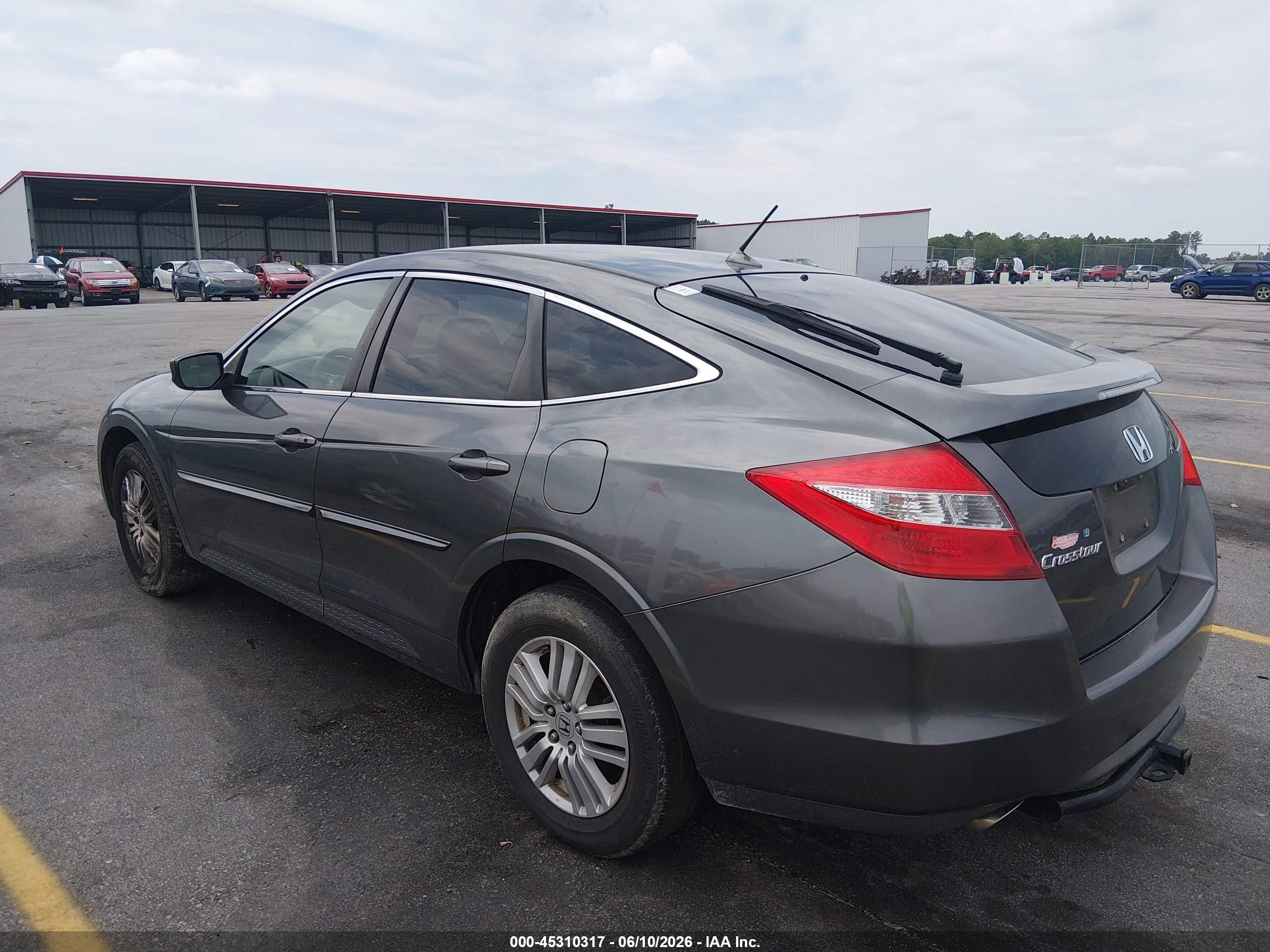 2012 Honda Crosstour 2.4 Ex-l Gray vin: 5J6TF3H53CL006451