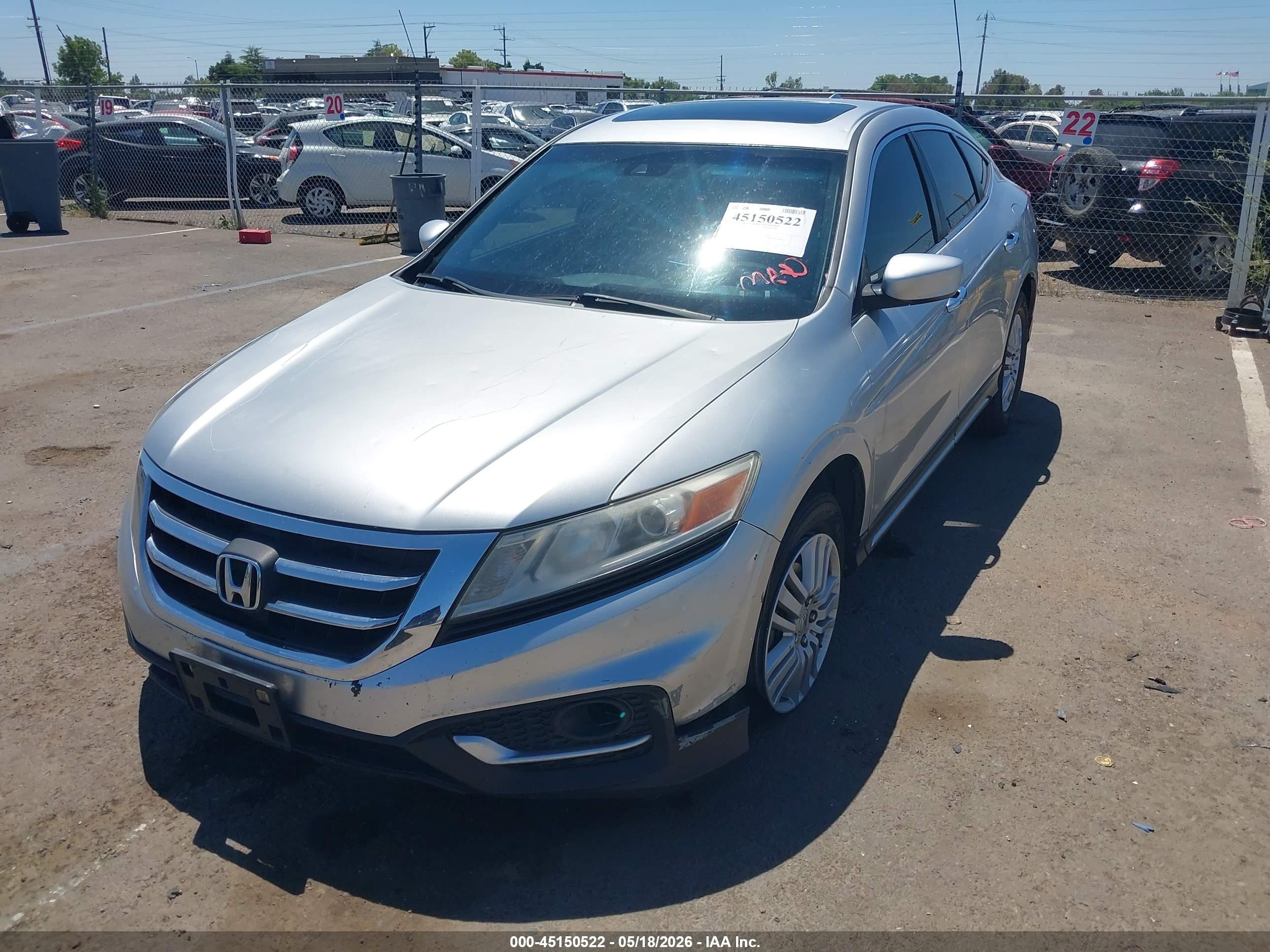 2013 Honda Crosstour Ex-l Silver vin: 5J6TF3H53DL001719