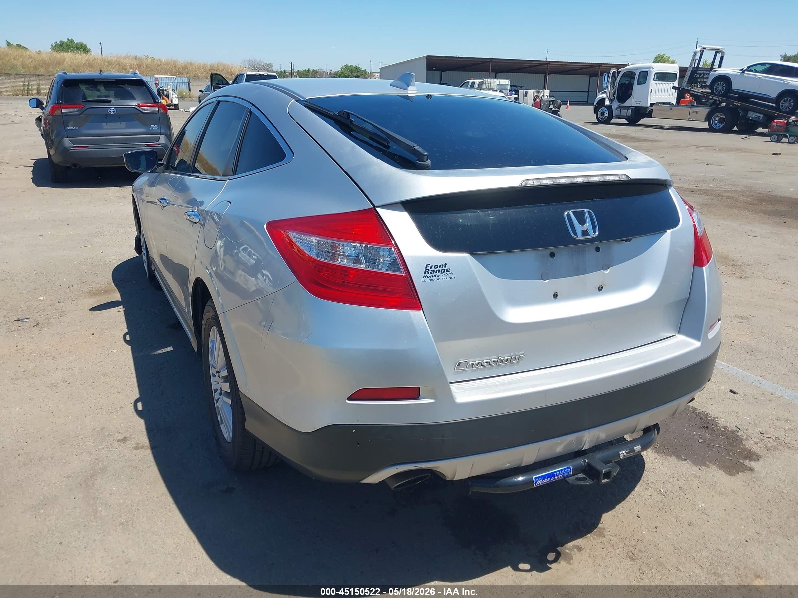 2013 Honda Crosstour Ex-l Silver vin: 5J6TF3H53DL001719