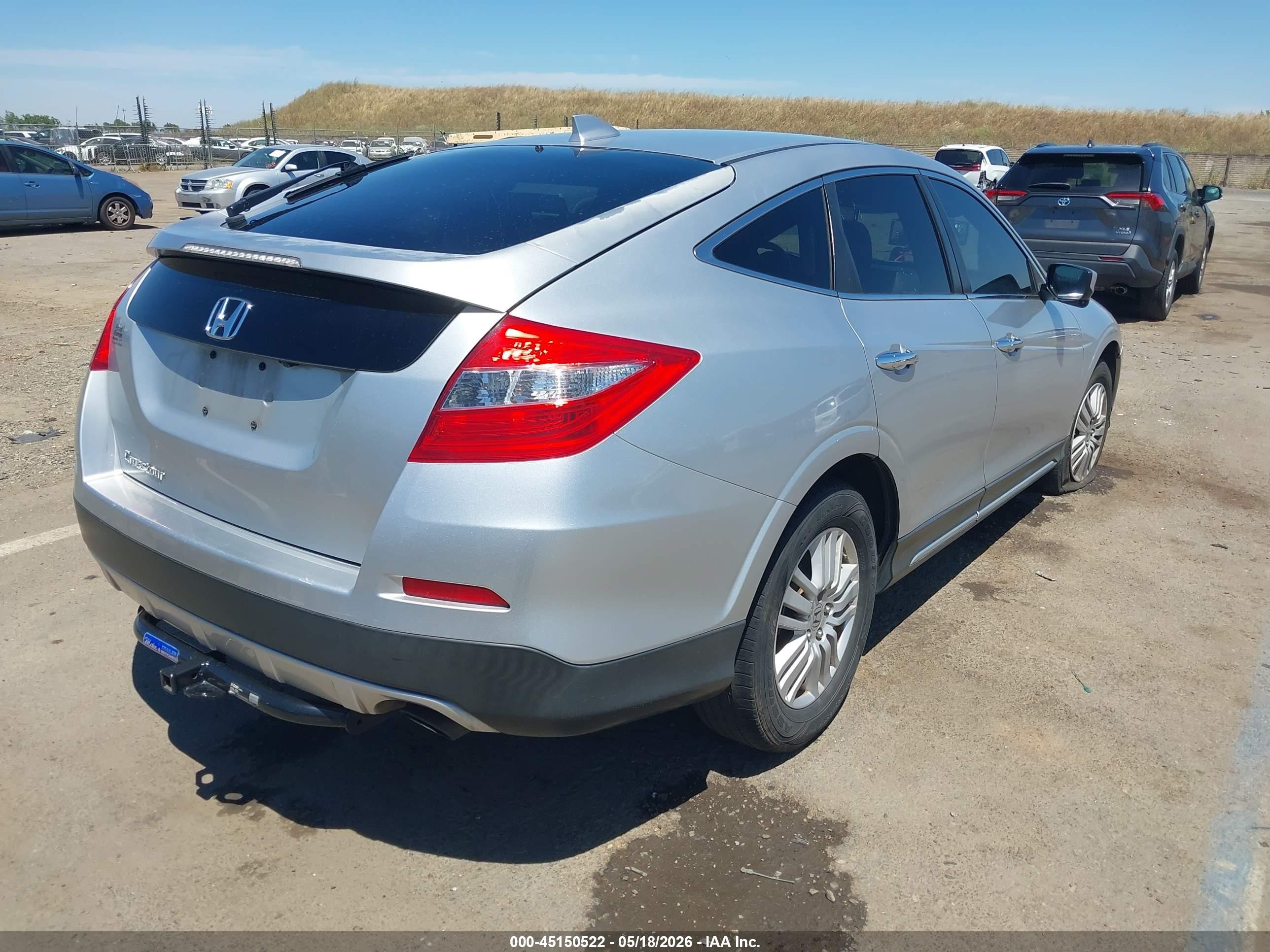 2013 Honda Crosstour Ex-l Silver vin: 5J6TF3H53DL001719