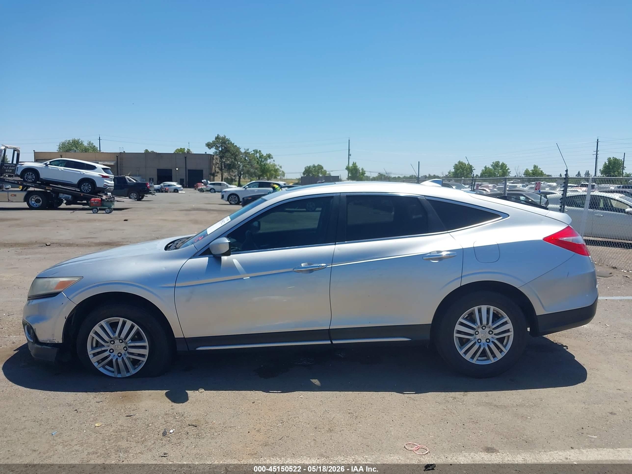 2013 Honda Crosstour Ex-l Silver vin: 5J6TF3H53DL001719