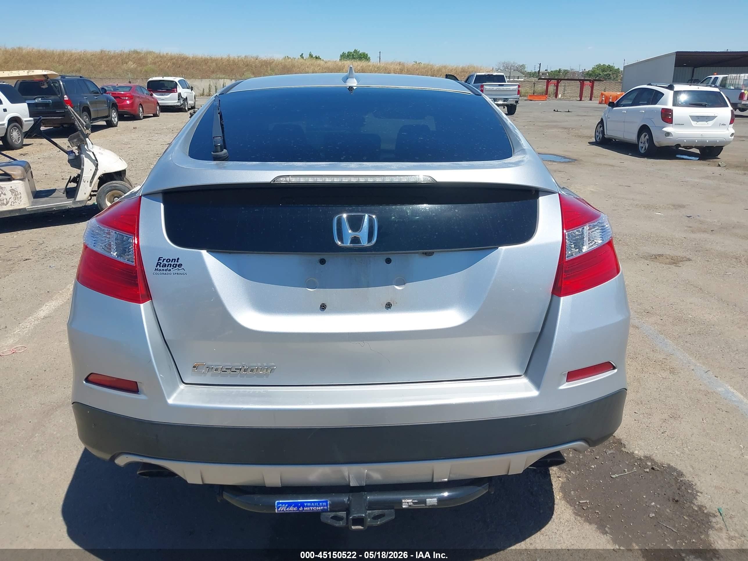 2013 Honda Crosstour Ex-l Silver vin: 5J6TF3H53DL001719