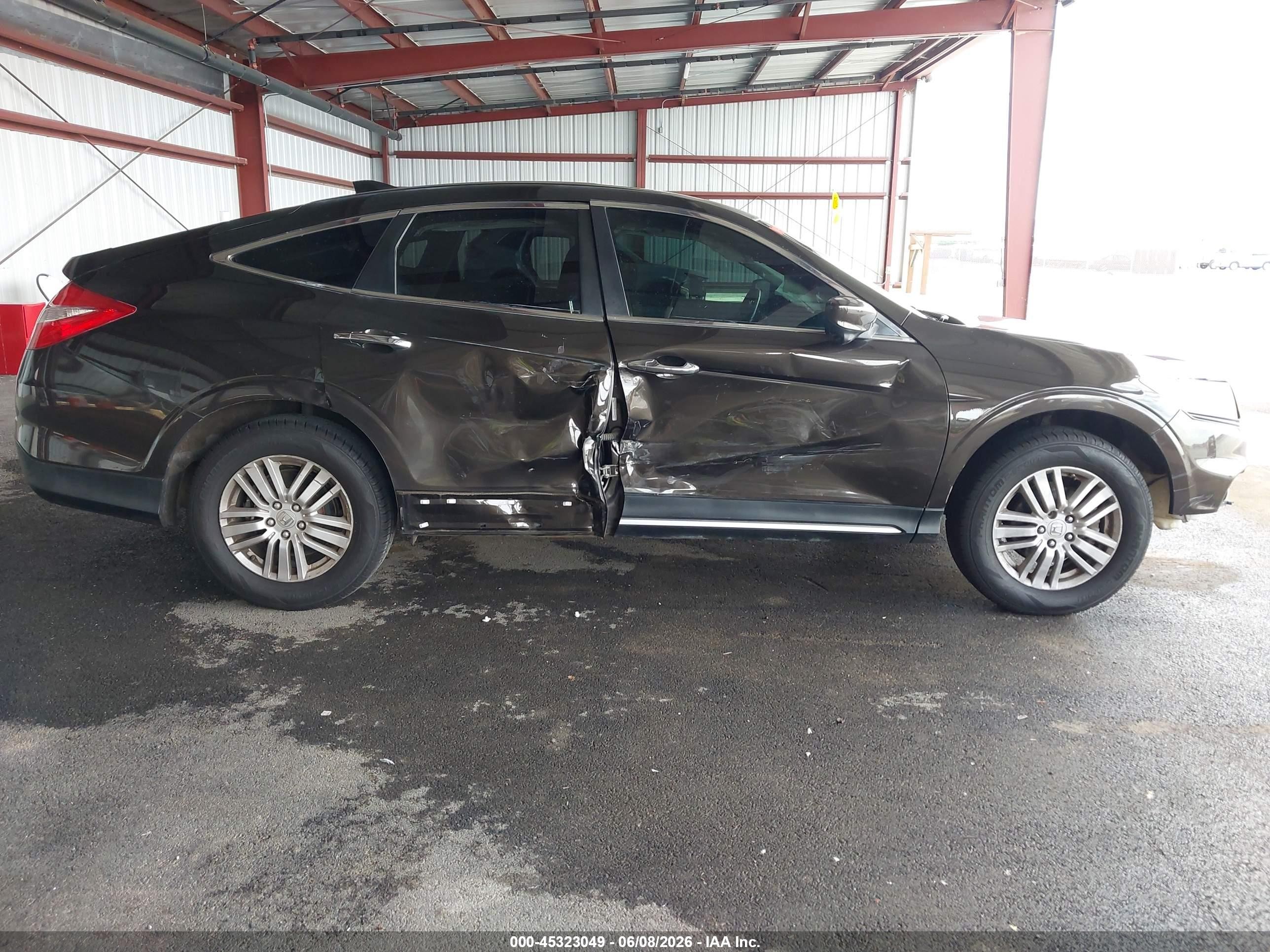 2013 Honda Crosstour Ex-l Brown vin: 5J6TF3H53DL005706