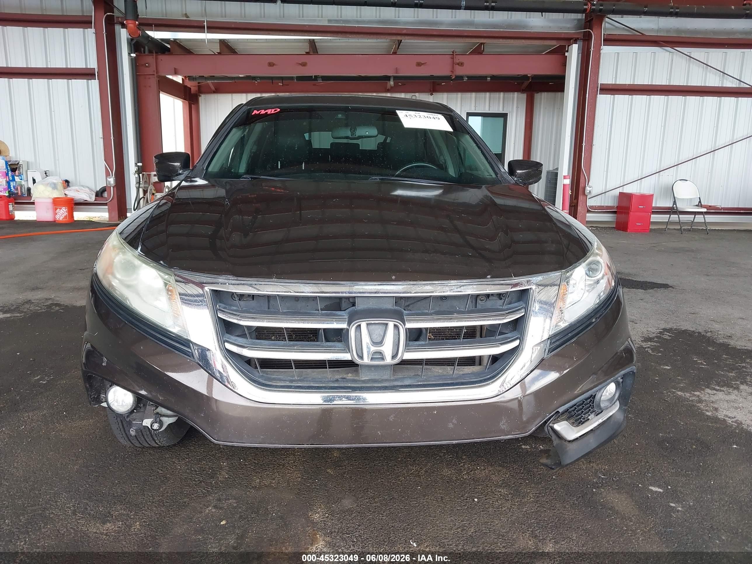 2013 Honda Crosstour Ex-l Brown vin: 5J6TF3H53DL005706
