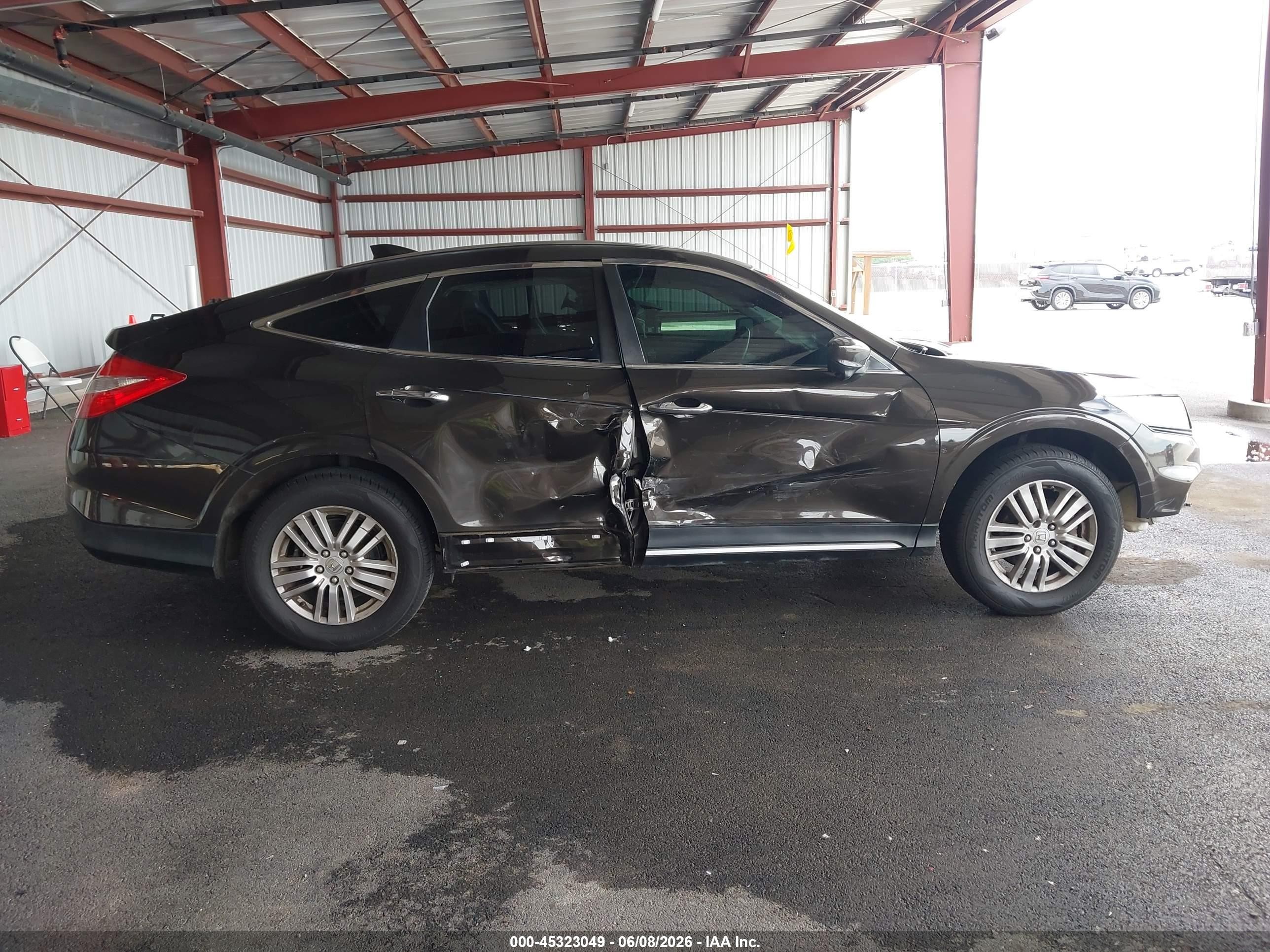 2013 Honda Crosstour Ex-l Brown vin: 5J6TF3H53DL005706