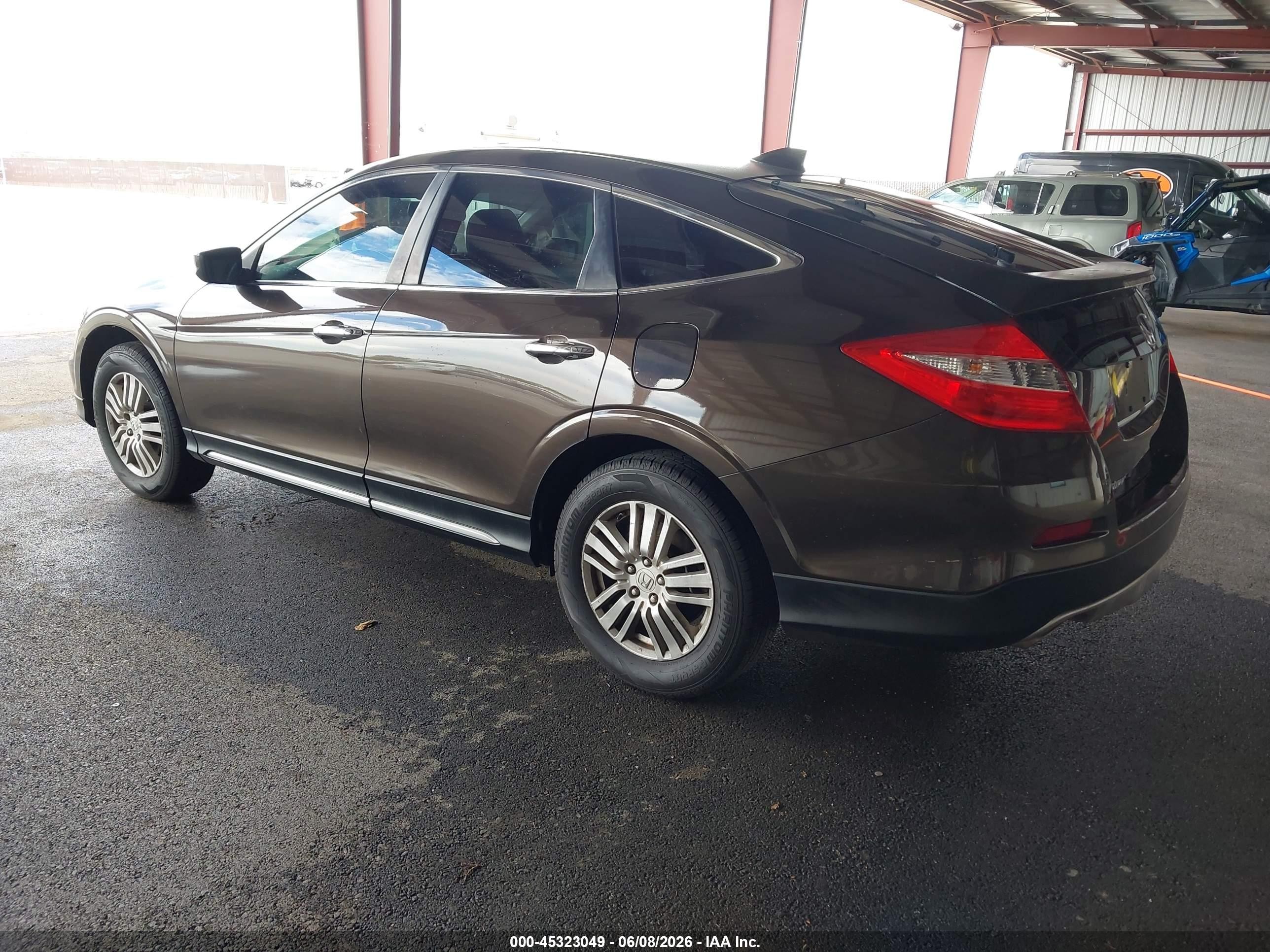 2013 Honda Crosstour Ex-l Brown vin: 5J6TF3H53DL005706