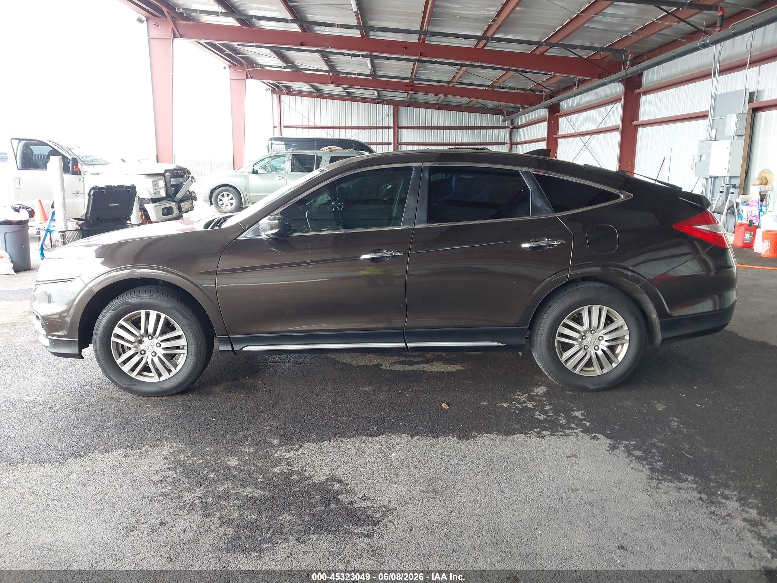 2013 Honda Crosstour Ex-l Brown vin: 5J6TF3H53DL005706