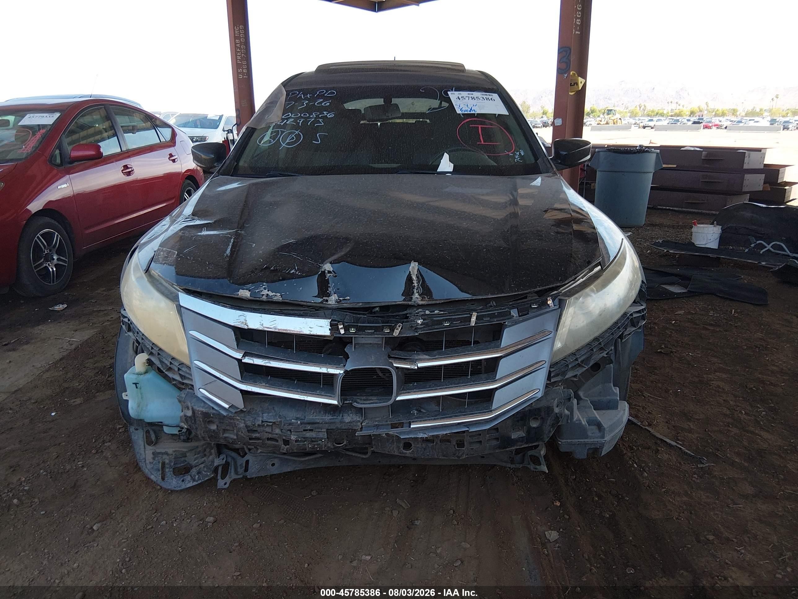 2012 Honda Crosstour 2.4 Ex-l Черный vin: 5J6TF3H54CL000836