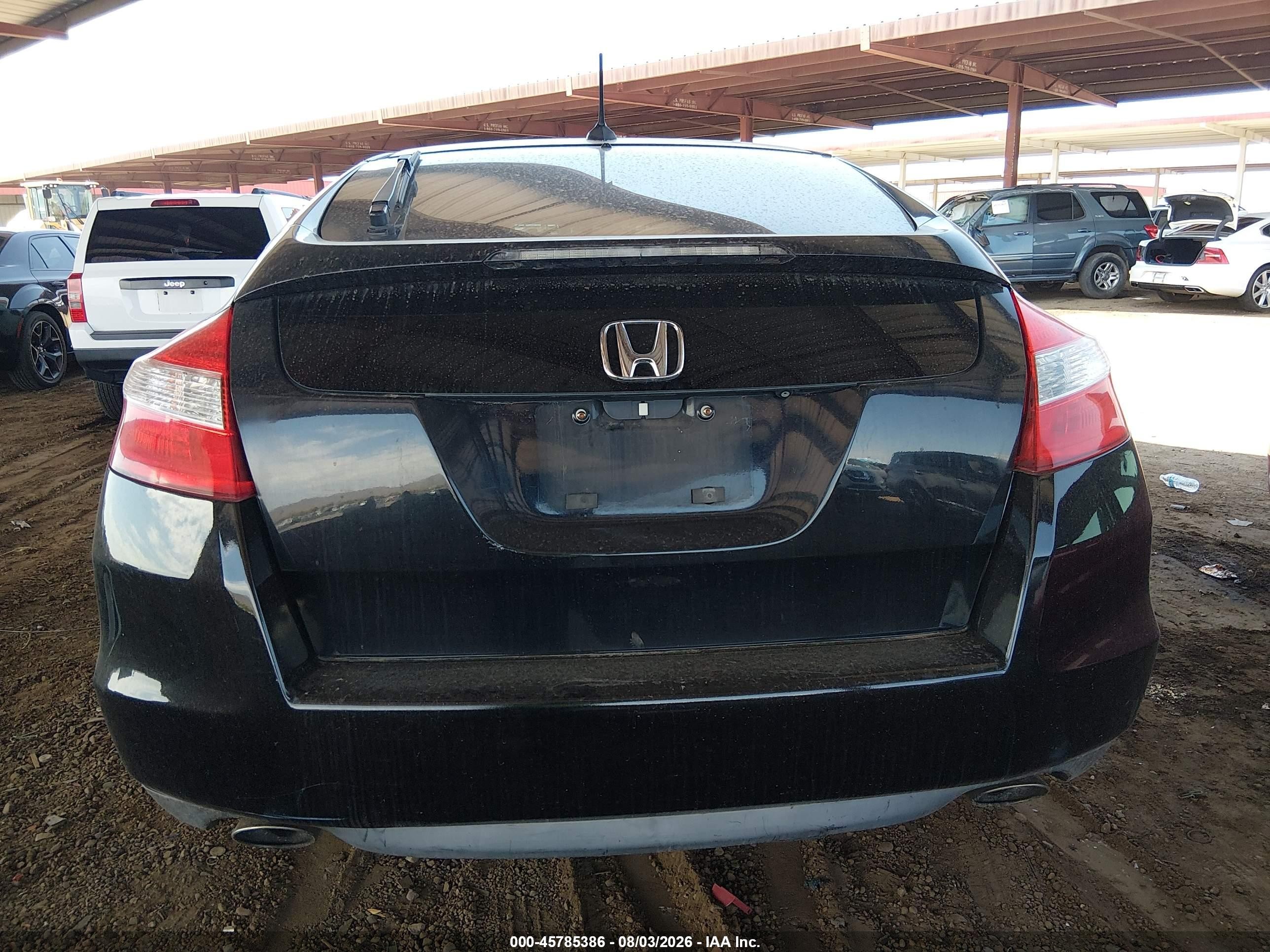 2012 Honda Crosstour 2.4 Ex-l Черный vin: 5J6TF3H54CL000836