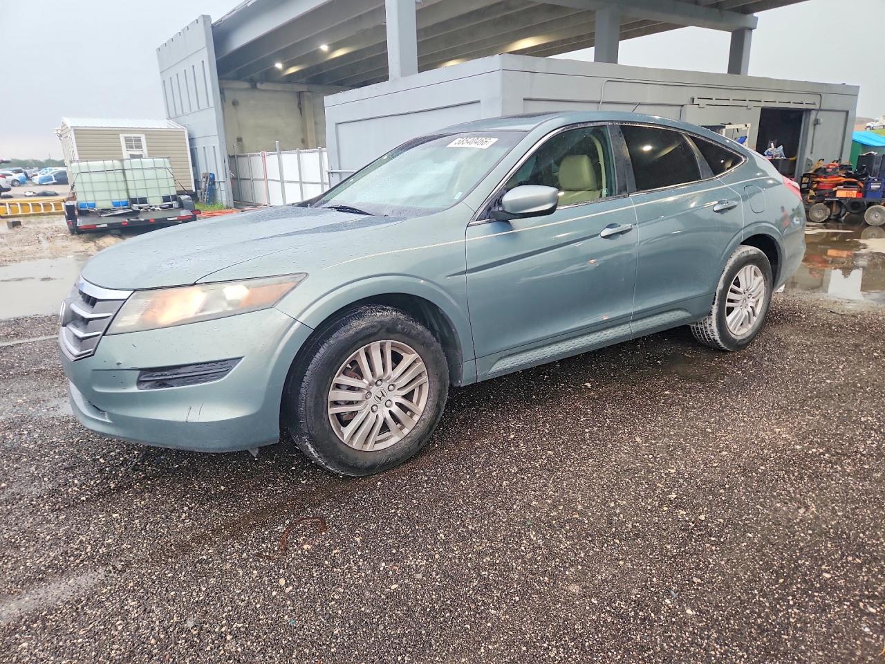 2012 Honda Crosstour Exl Зеленый vin: 5J6TF3H54CL005857