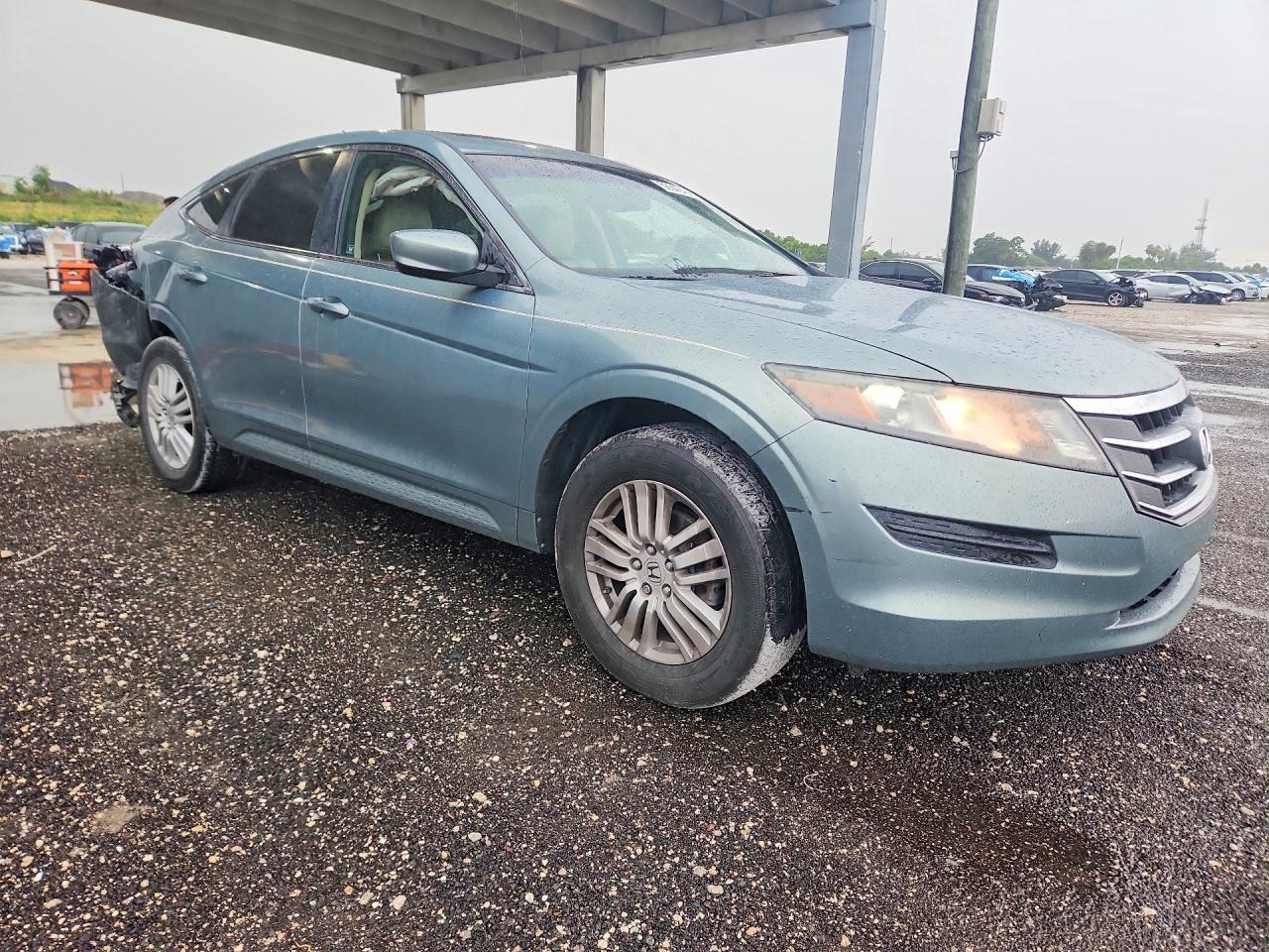 2012 Honda Crosstour Exl Зеленый vin: 5J6TF3H54CL005857