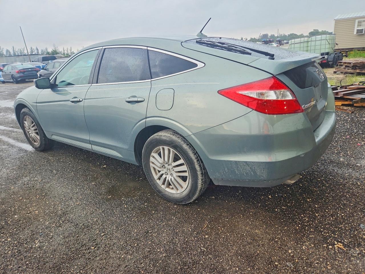 2012 Honda Crosstour Exl Зеленый vin: 5J6TF3H54CL005857