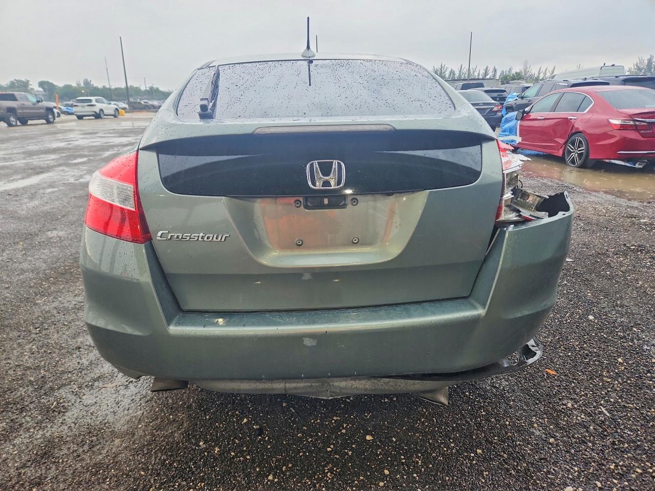 2012 Honda Crosstour Exl Зеленый vin: 5J6TF3H54CL005857