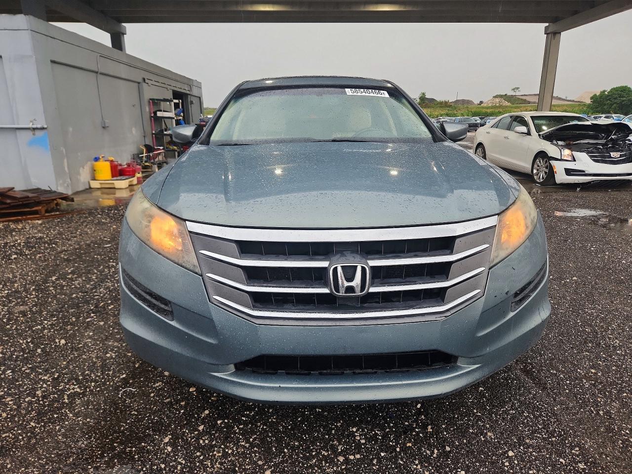 2012 Honda Crosstour Exl Зеленый vin: 5J6TF3H54CL005857