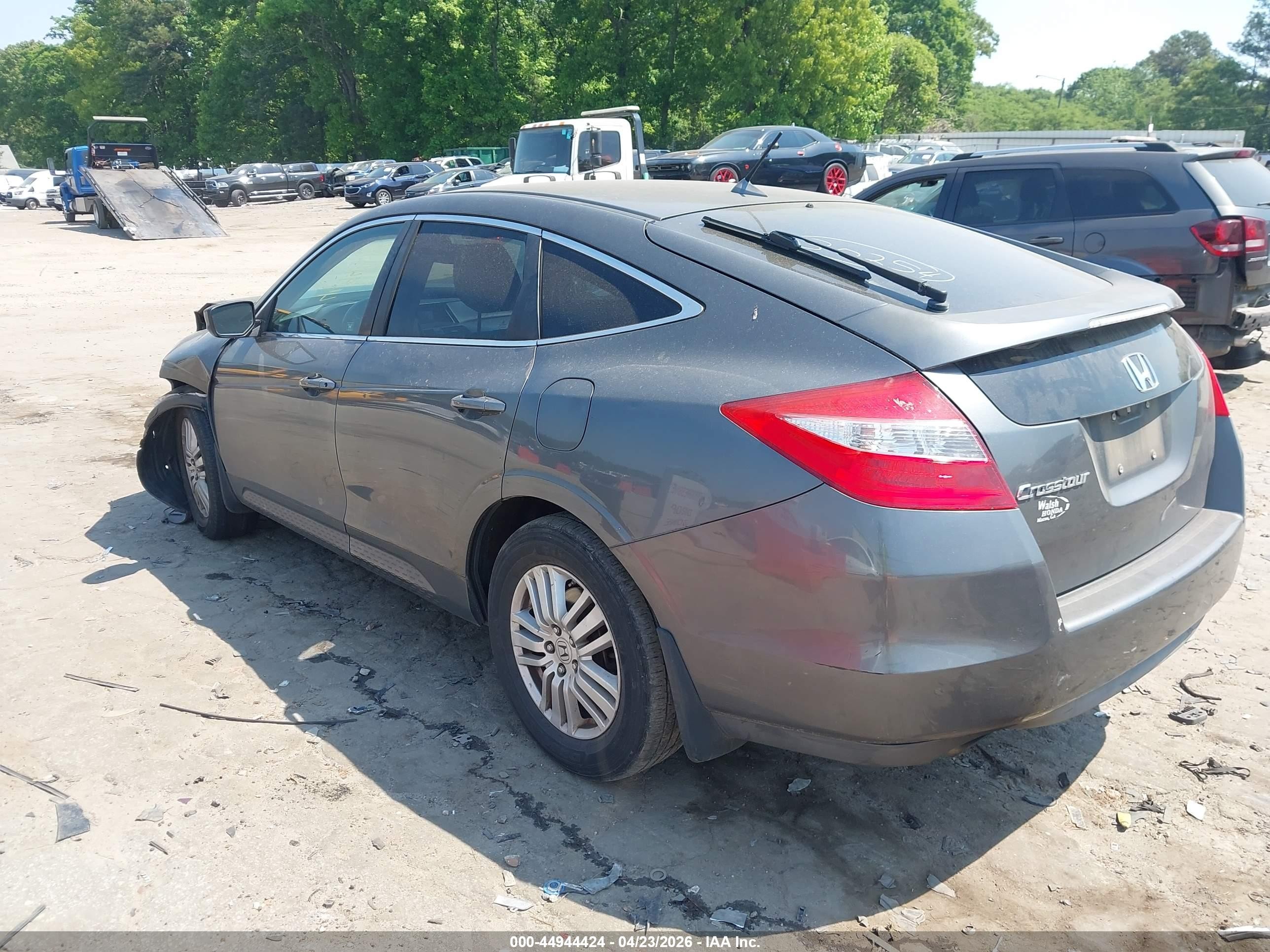 2012 Honda Crosstour 2.4 Ex-l Gray vin: 5J6TF3H54CL006037