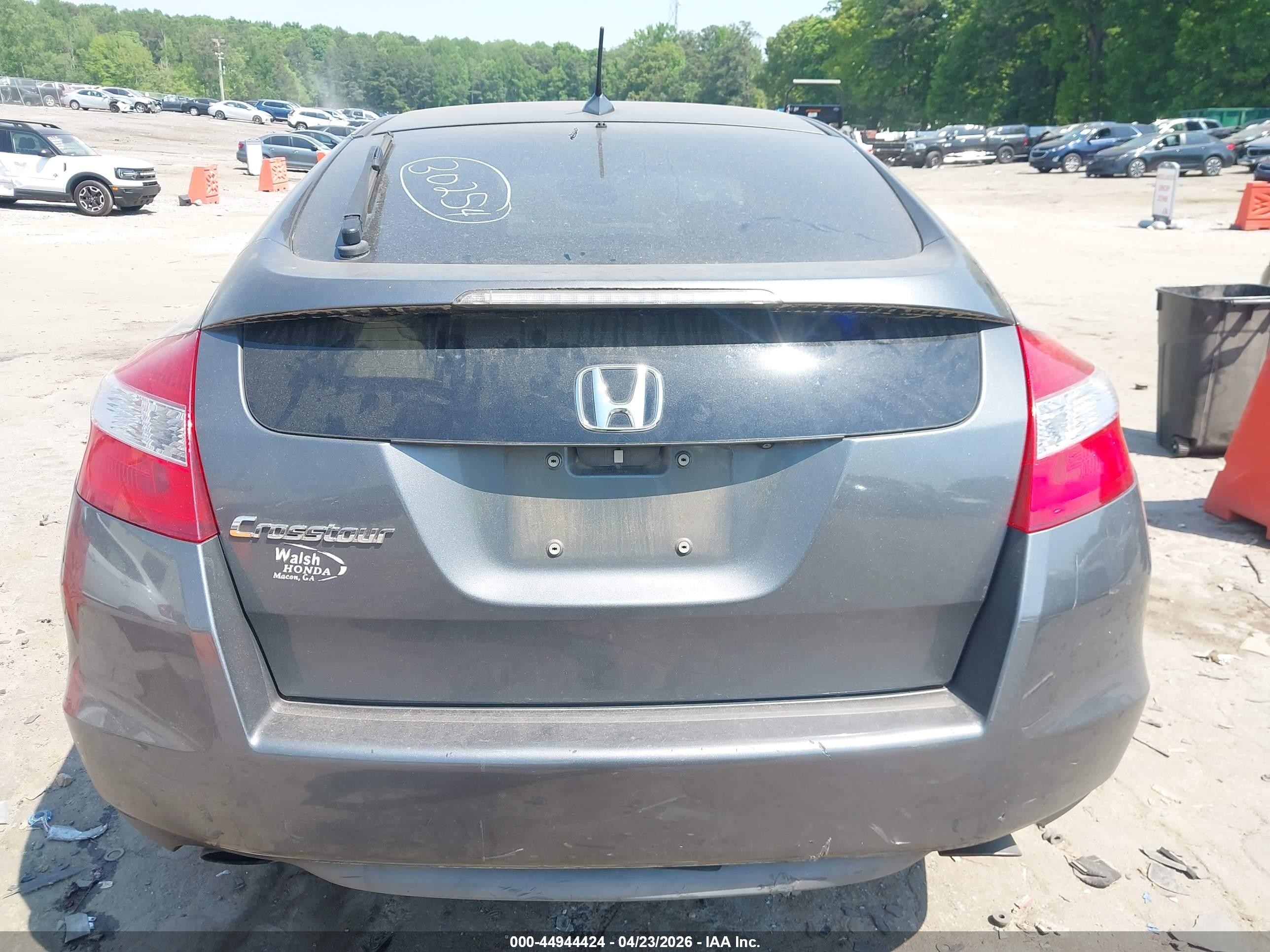 2012 Honda Crosstour 2.4 Ex-l Gray vin: 5J6TF3H54CL006037