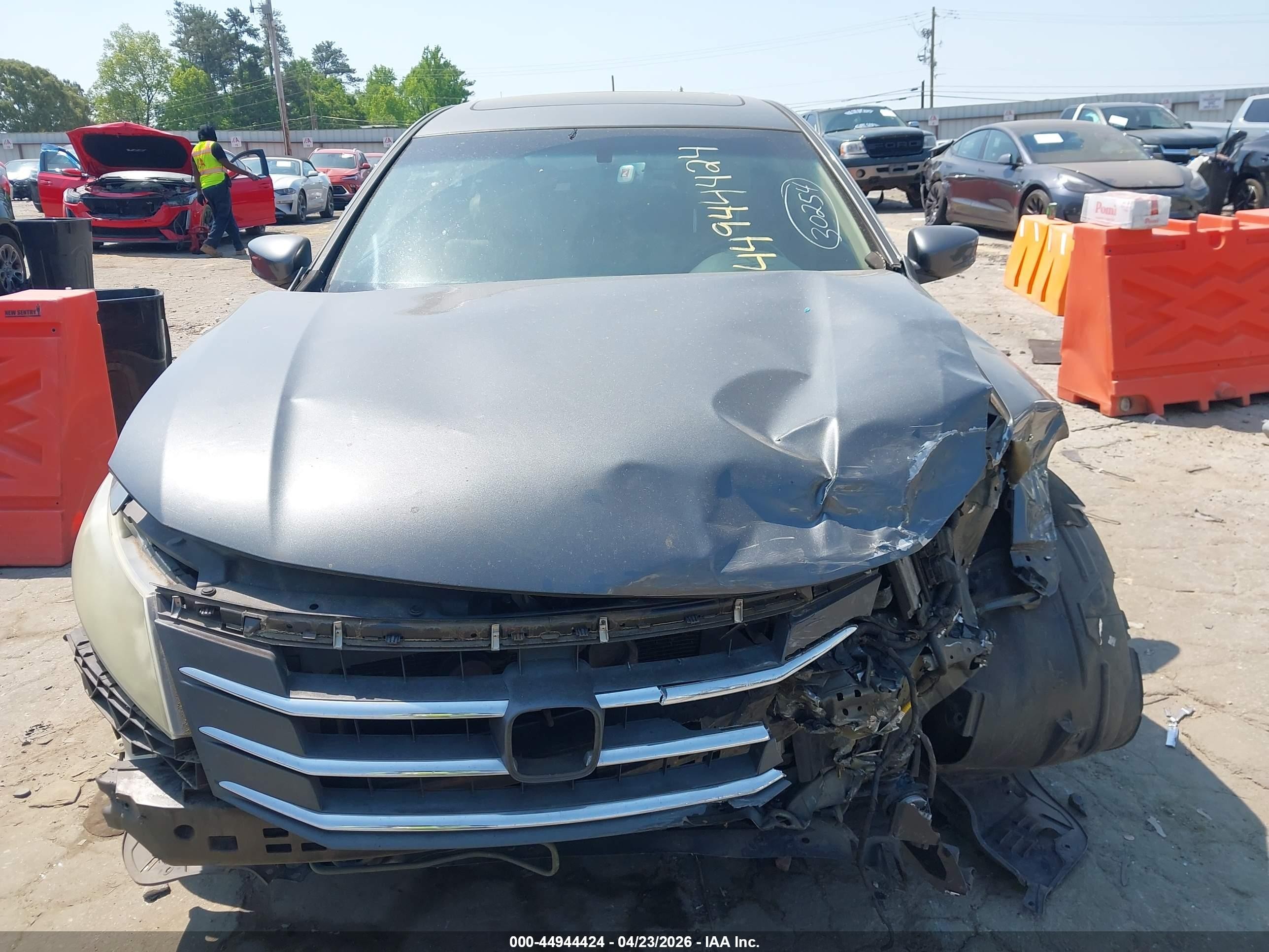 2012 Honda Crosstour 2.4 Ex-l Gray vin: 5J6TF3H54CL006037