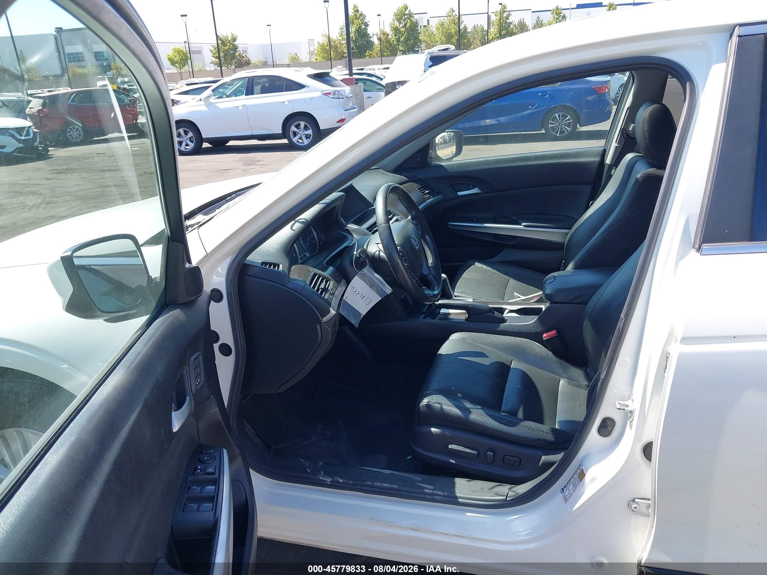 2014 Honda Crosstour Ex-l White vin: 5J6TF3H54EL000127