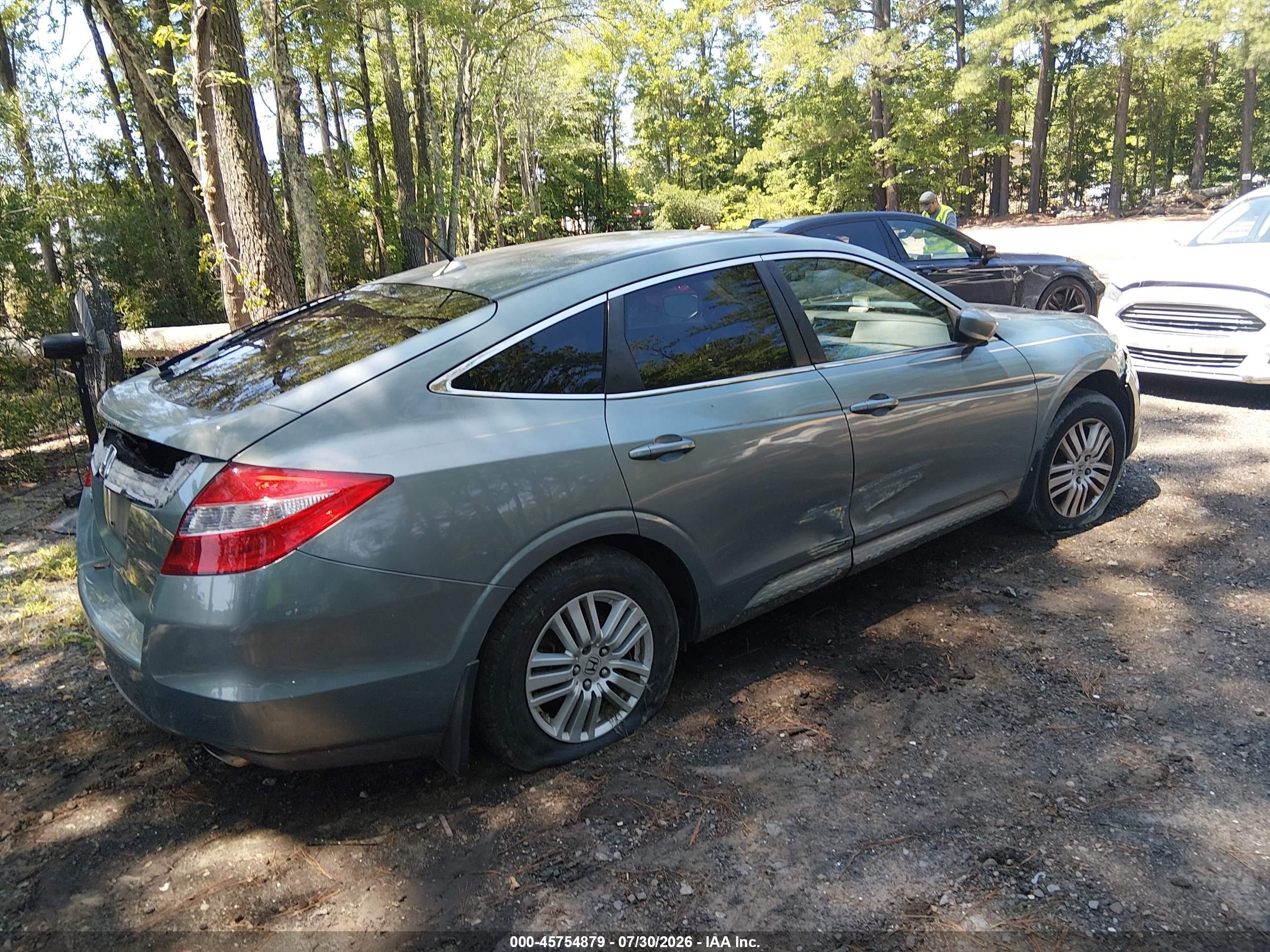 2012 Honda Crosstour 2.4 Ex-l Light Blue vin: 5J6TF3H55CL002952