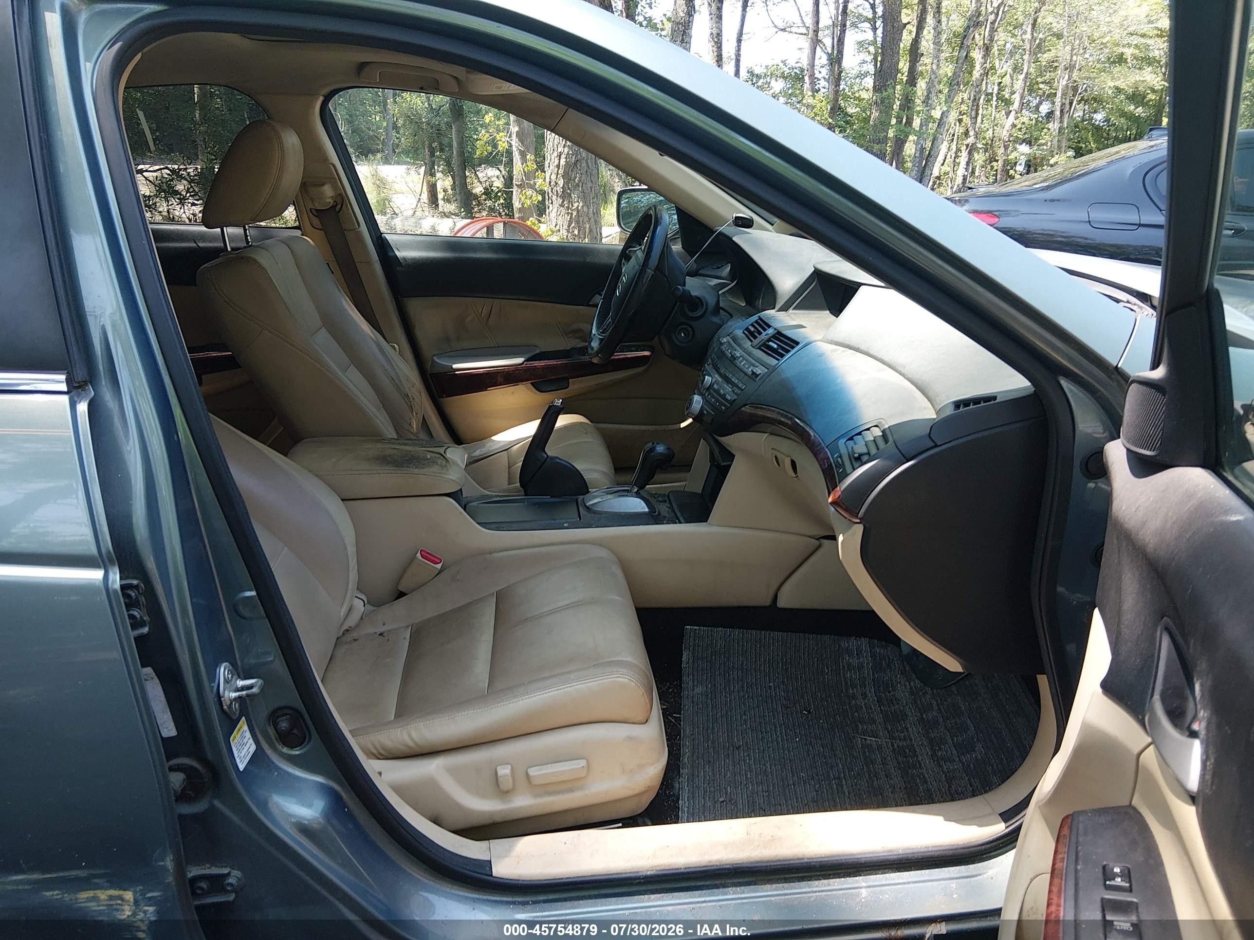2012 Honda Crosstour 2.4 Ex-l Light Blue vin: 5J6TF3H55CL002952