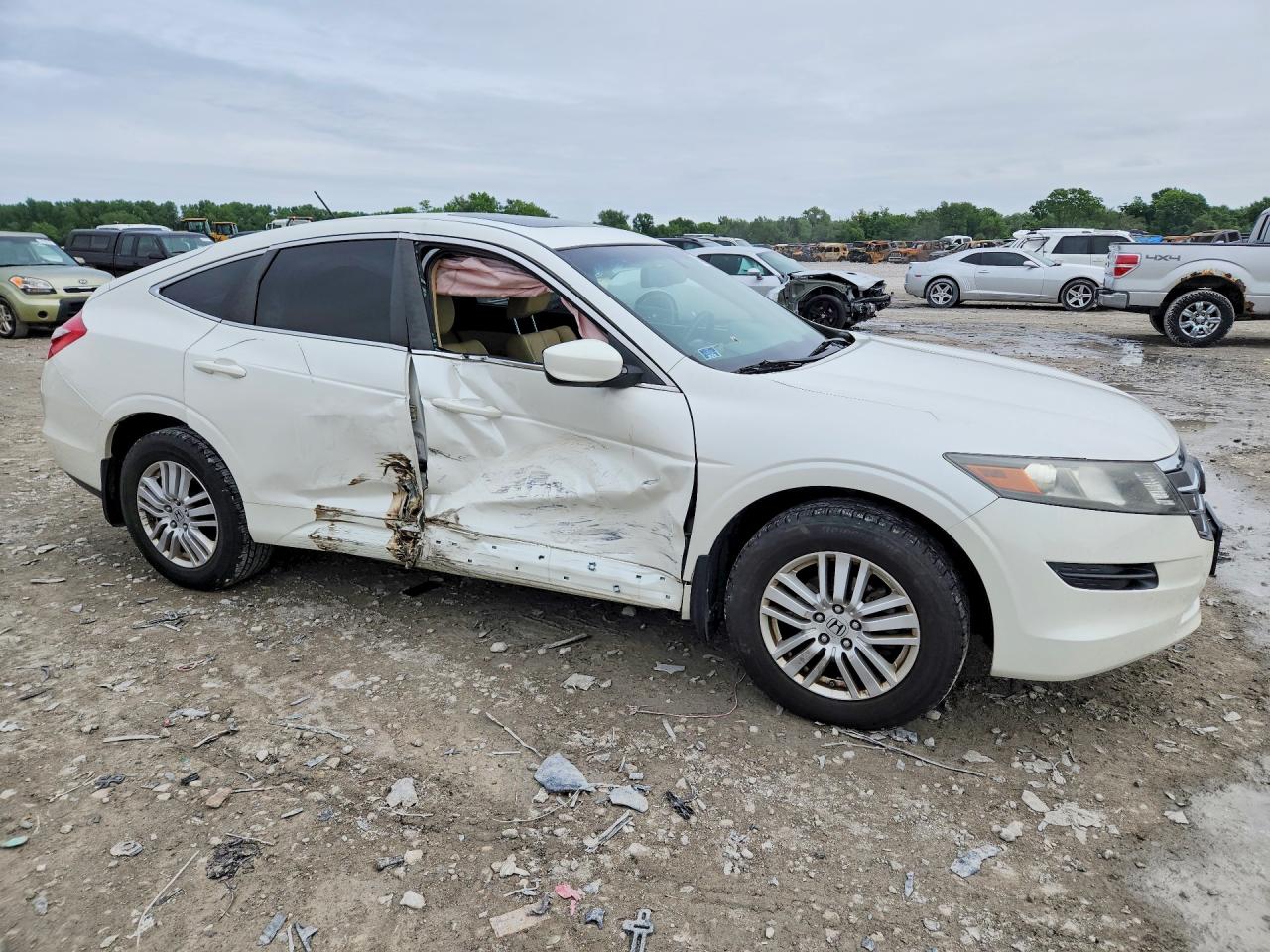 2012 Honda Crosstour Exl White vin: 5J6TF3H55CL004006