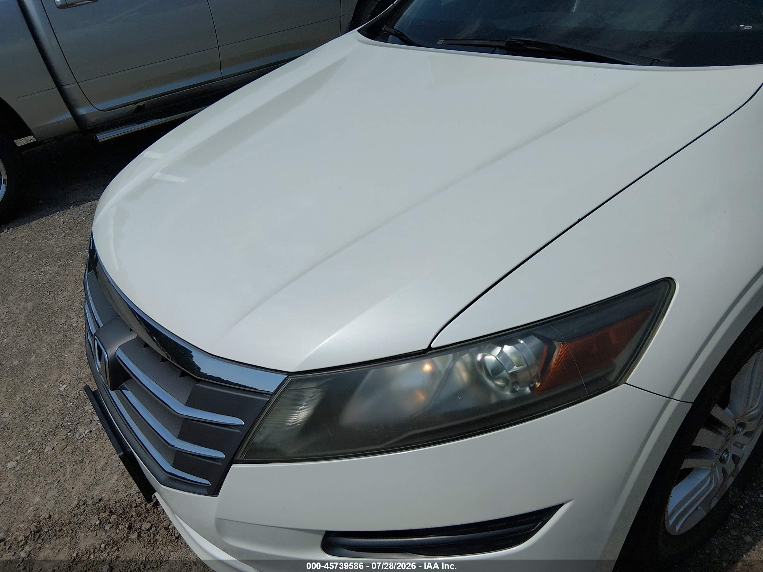 2012 Honda Crosstour 2.4 Ex-l Белый vin: 5J6TF3H55CL004393