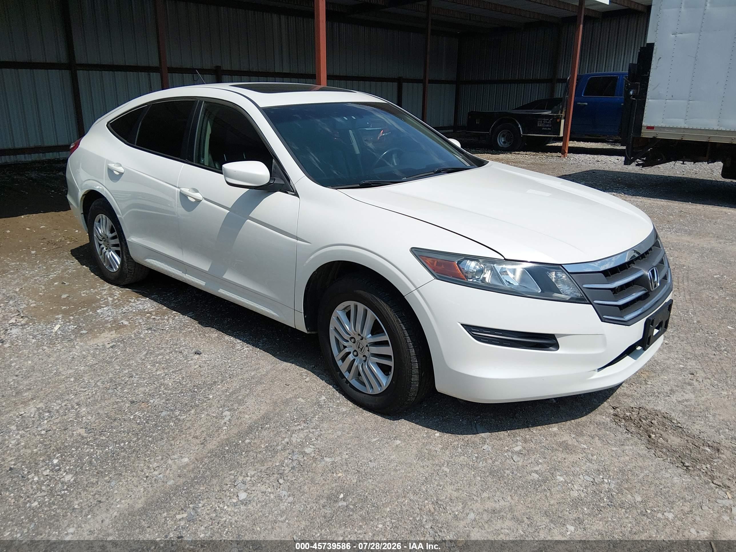 2012 Honda Crosstour 2.4 Ex-l Белый vin: 5J6TF3H55CL004393