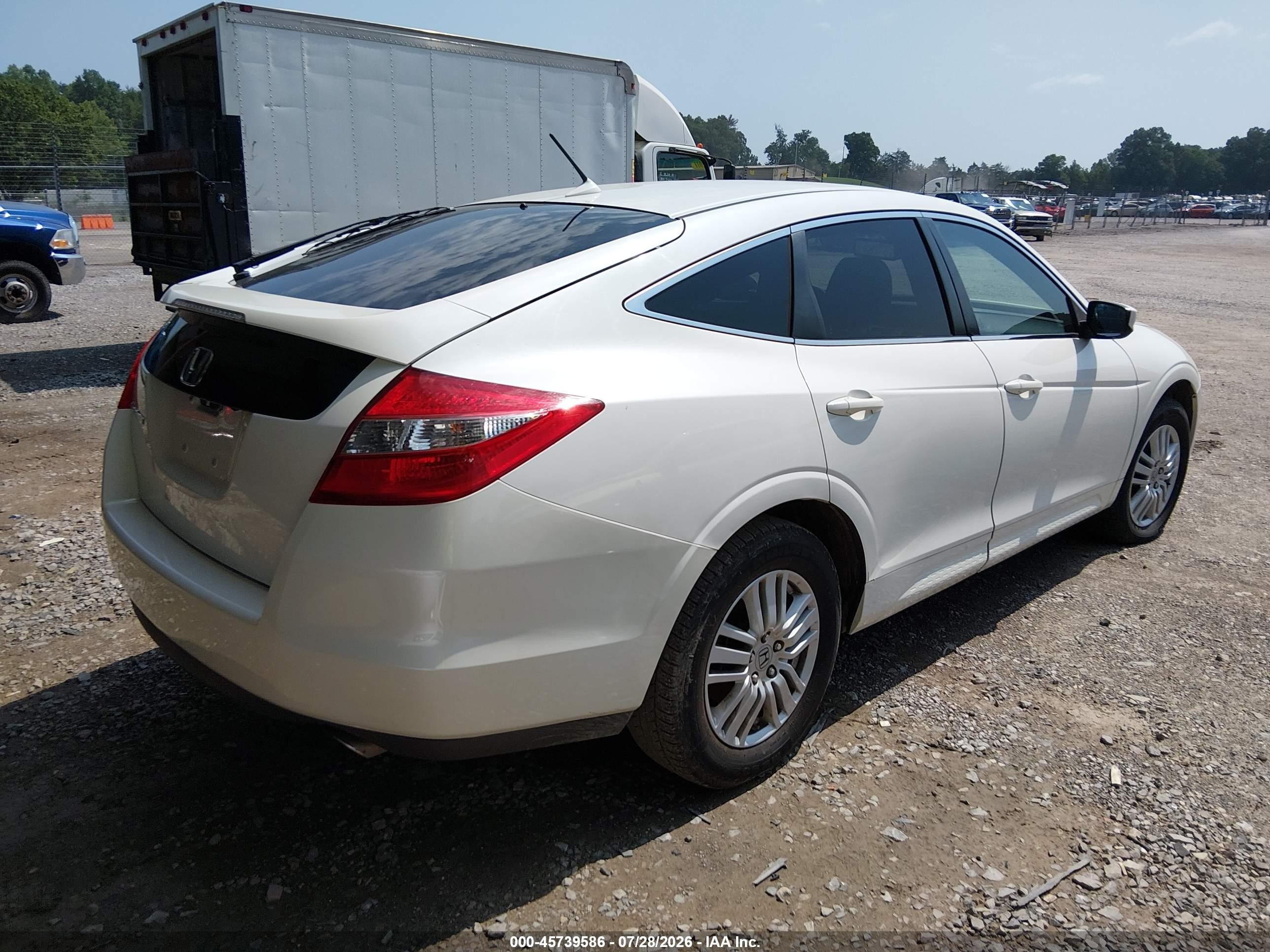 2012 Honda Crosstour 2.4 Ex-l Белый vin: 5J6TF3H55CL004393