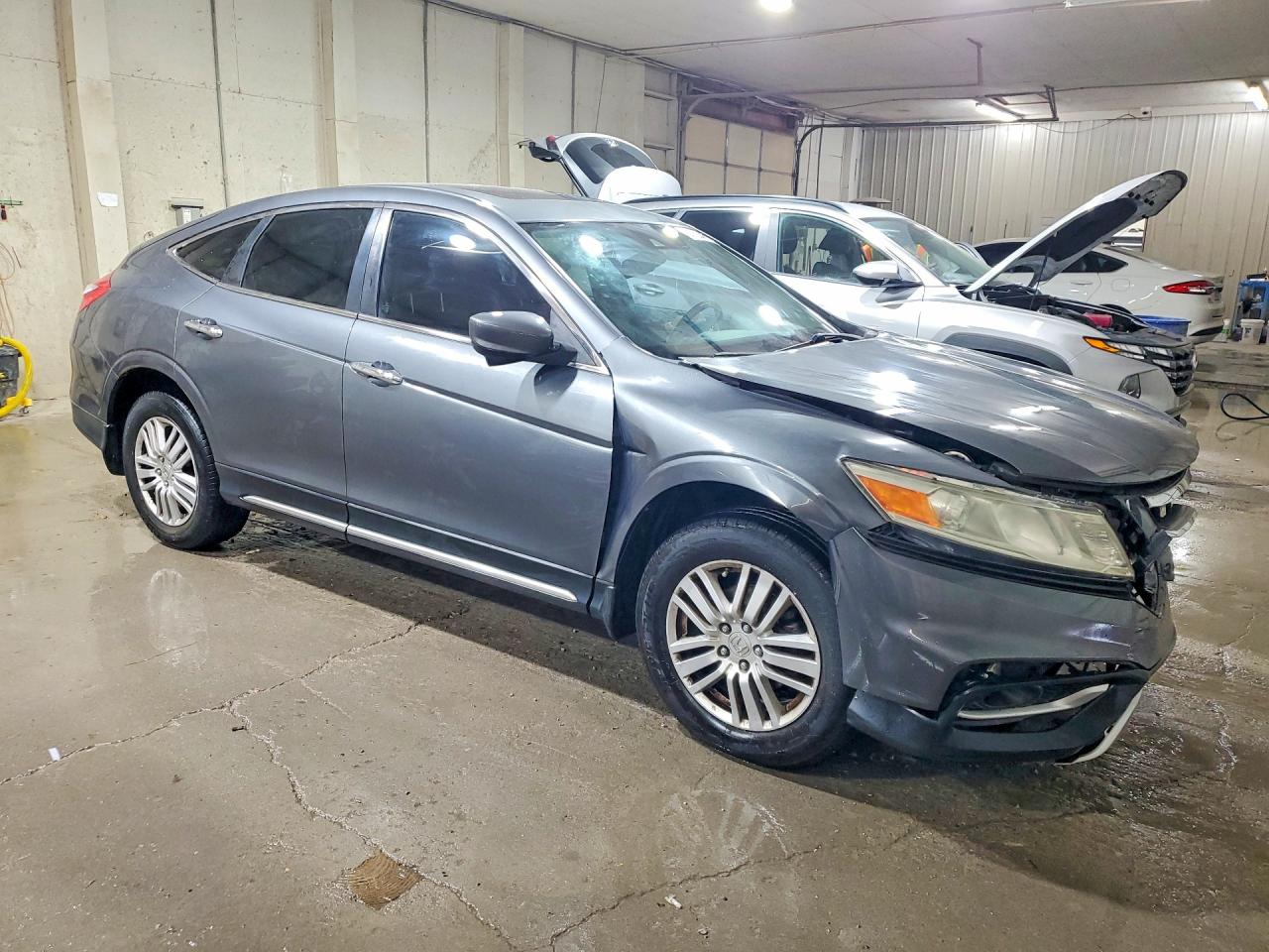 2013 Honda Crosstour Exl Gray vin: 5J6TF3H55DL003505