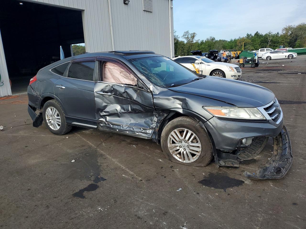 2013 Honda Crosstour Exl Gray vin: 5J6TF3H56DL004470