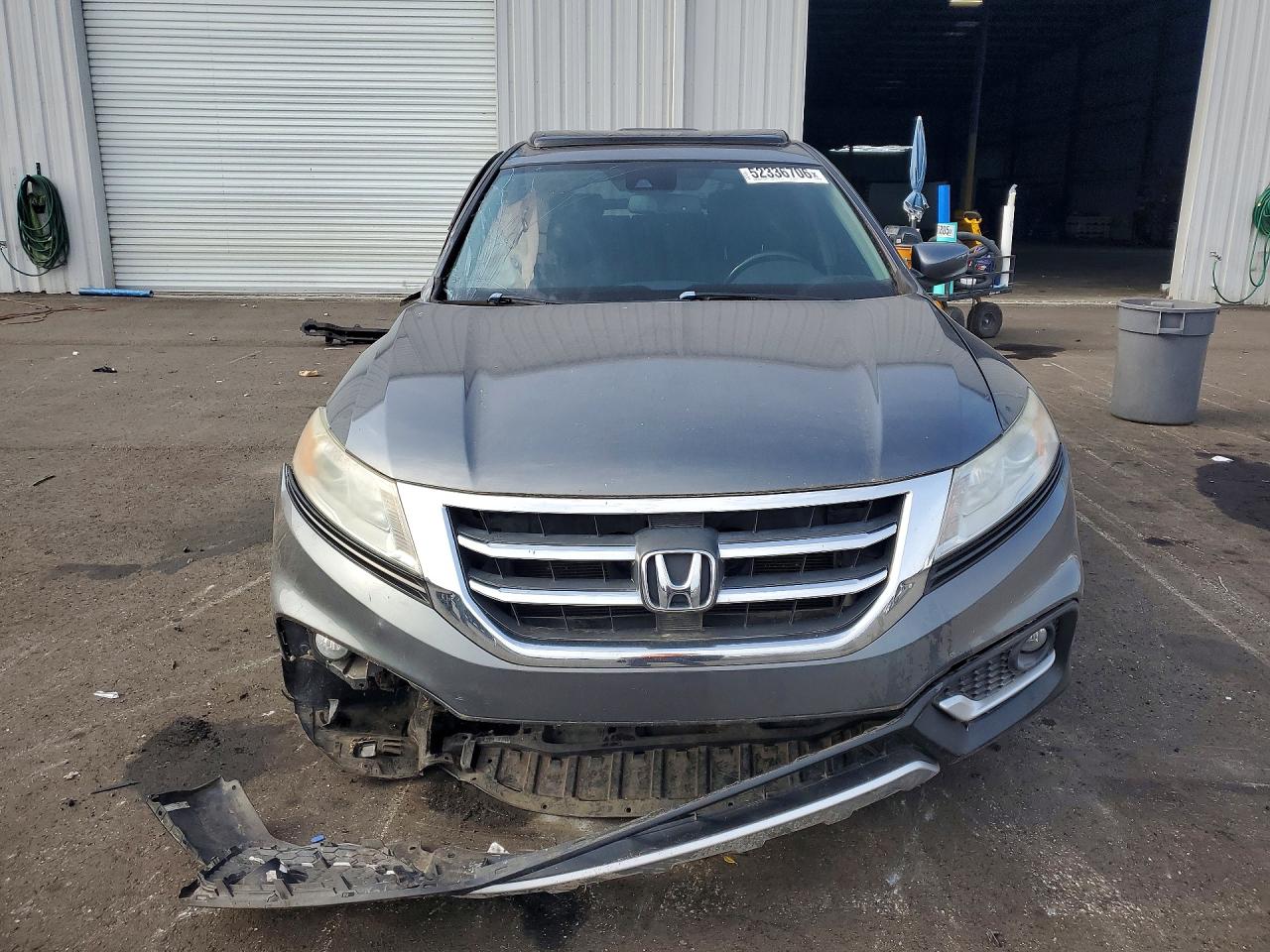 2013 Honda Crosstour Exl Gray vin: 5J6TF3H56DL004470