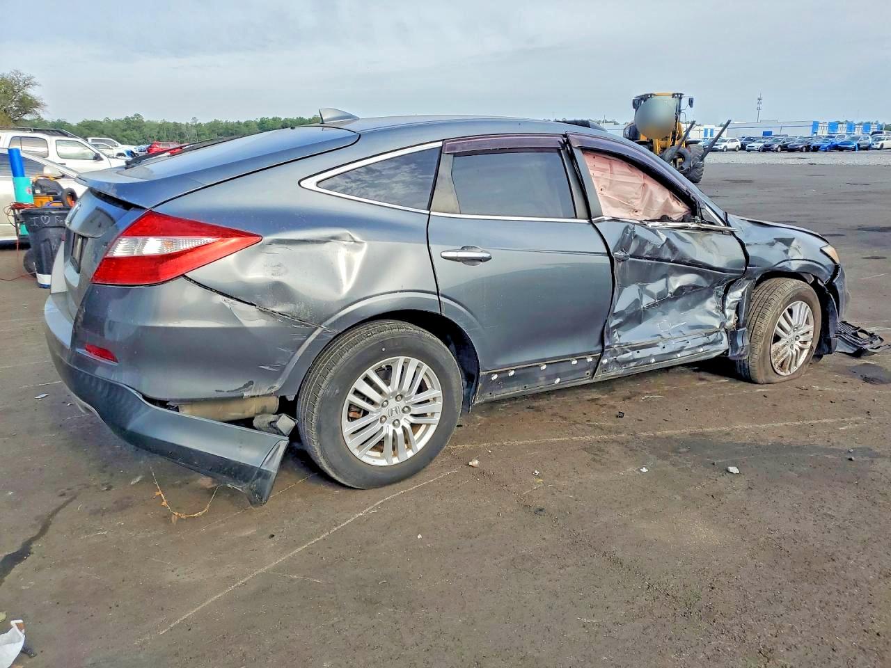 2013 Honda Crosstour Exl Gray vin: 5J6TF3H56DL004470