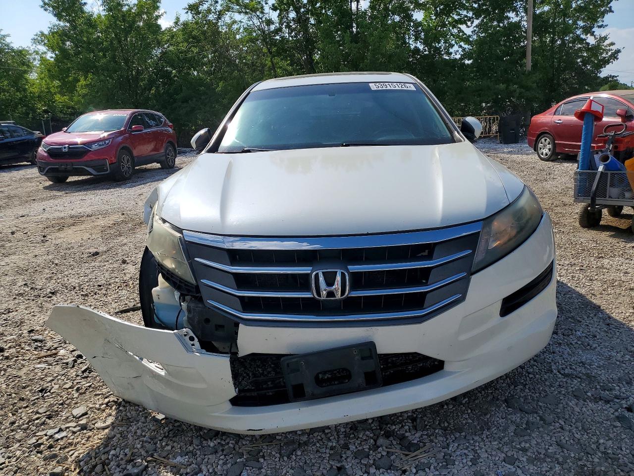2012 Honda Crosstour Exl White vin: 5J6TF3H57CL002130