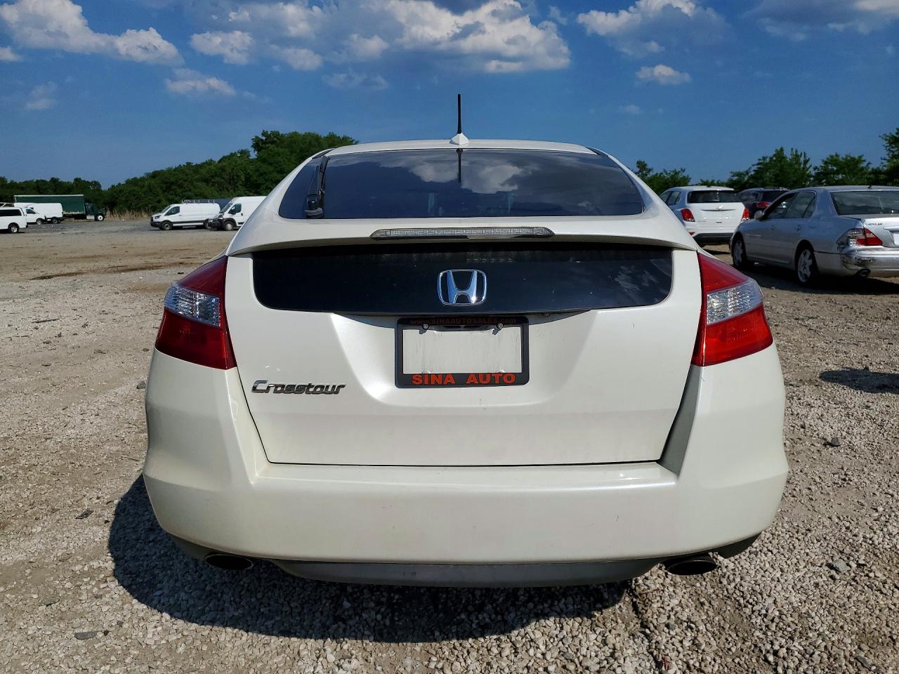 2012 Honda Crosstour Exl White vin: 5J6TF3H57CL002130
