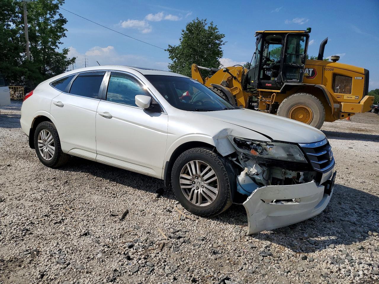 2012 Honda Crosstour Exl White vin: 5J6TF3H57CL002130