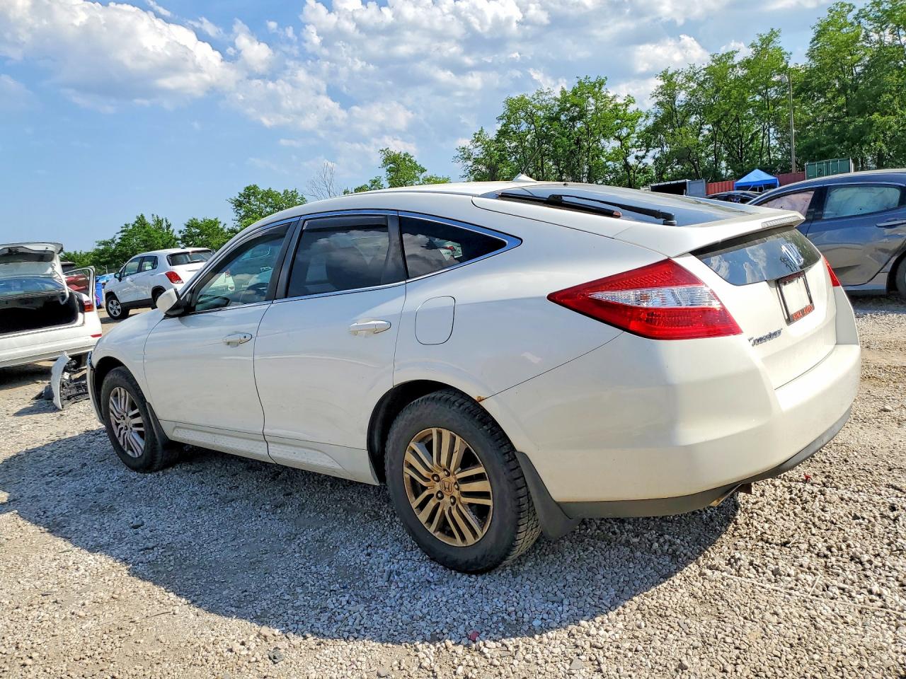 2012 Honda Crosstour Exl White vin: 5J6TF3H57CL002130