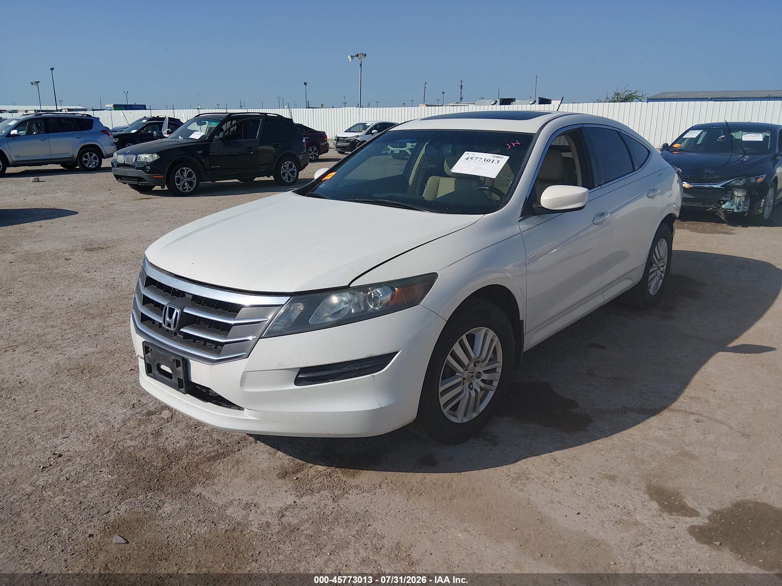 2012 Honda Crosstour 2.4 Ex-l White vin: 5J6TF3H58CL001052