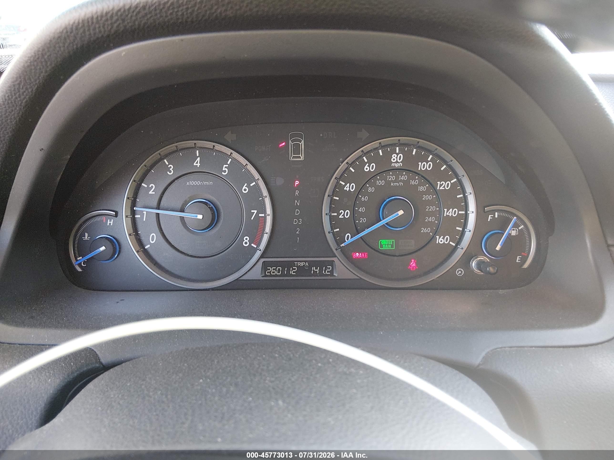 2012 Honda Crosstour 2.4 Ex-l White vin: 5J6TF3H58CL001052