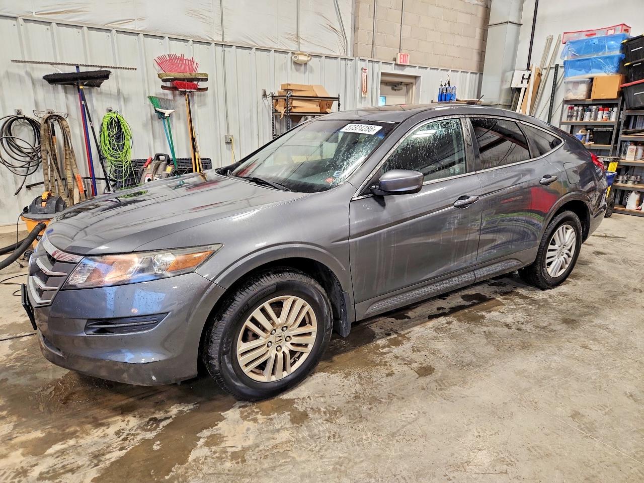 2012 Honda Crosstour Exl Gray vin: 5J6TF3H59CL006941