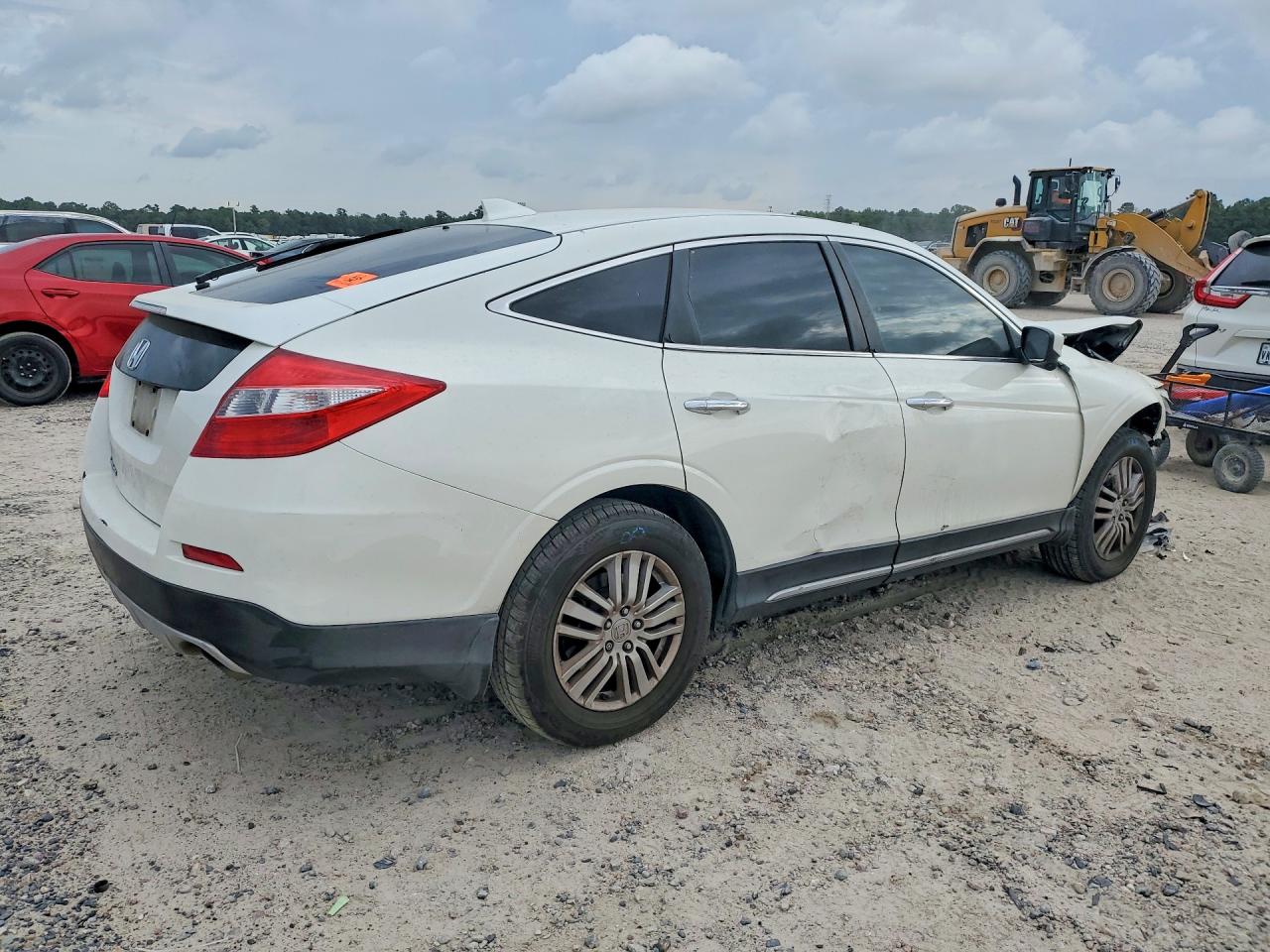 2013 Honda Crosstour Exl Белый vin: 5J6TF3H59DL006181