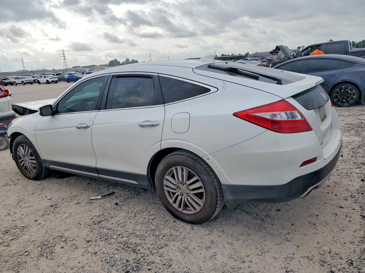 2013 Honda Crosstour Exl Белый vin: 5J6TF3H59DL006181